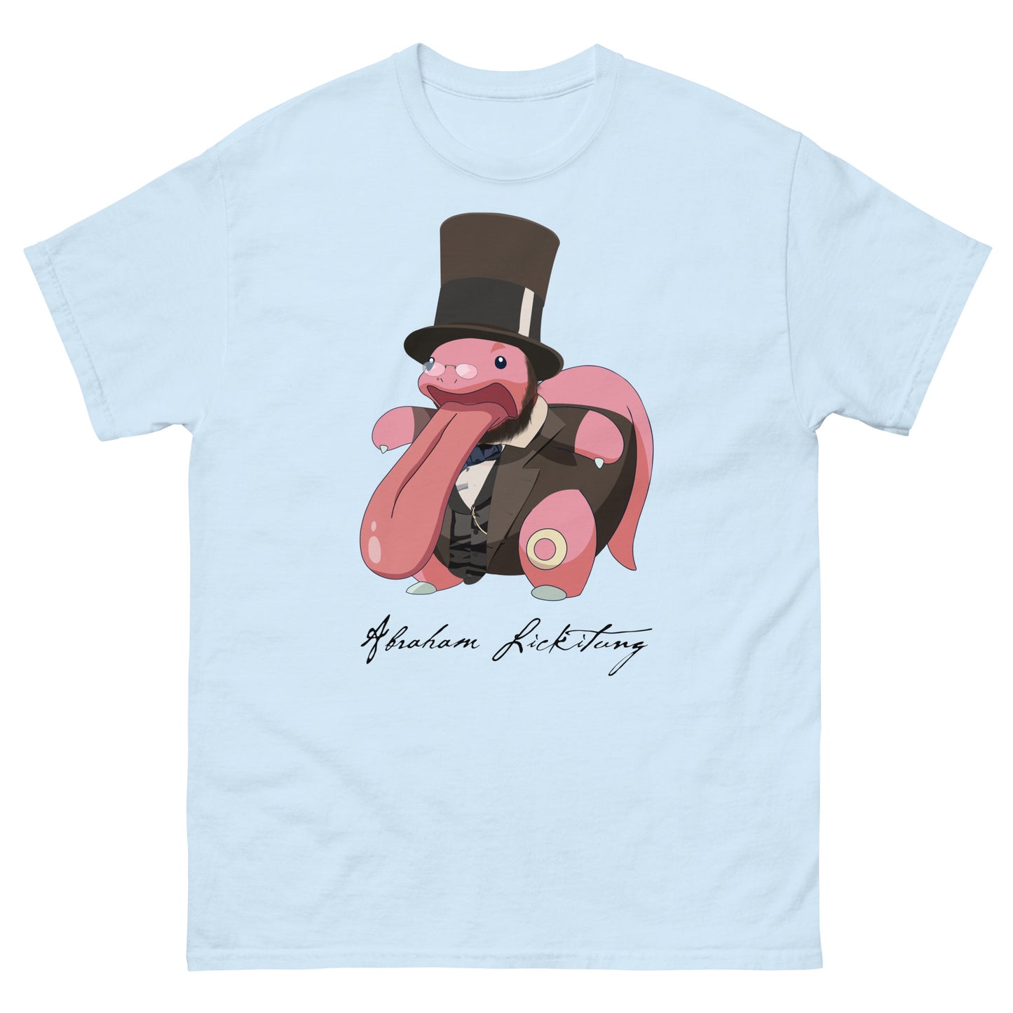 Aberoinga Lincoln Historical Anime Mash-Up Parody Tee