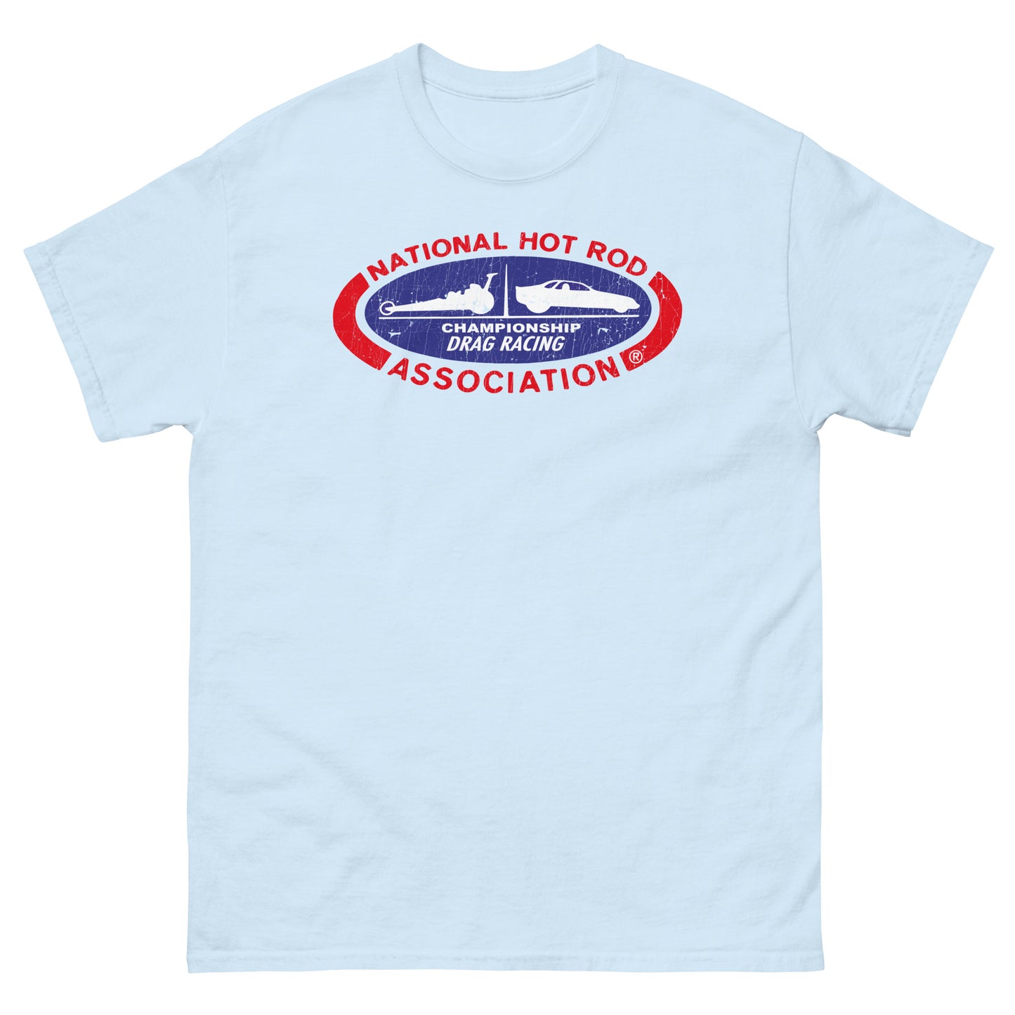 Hot Rod Drag Racing Classic Distressed Unisex Classic Tee