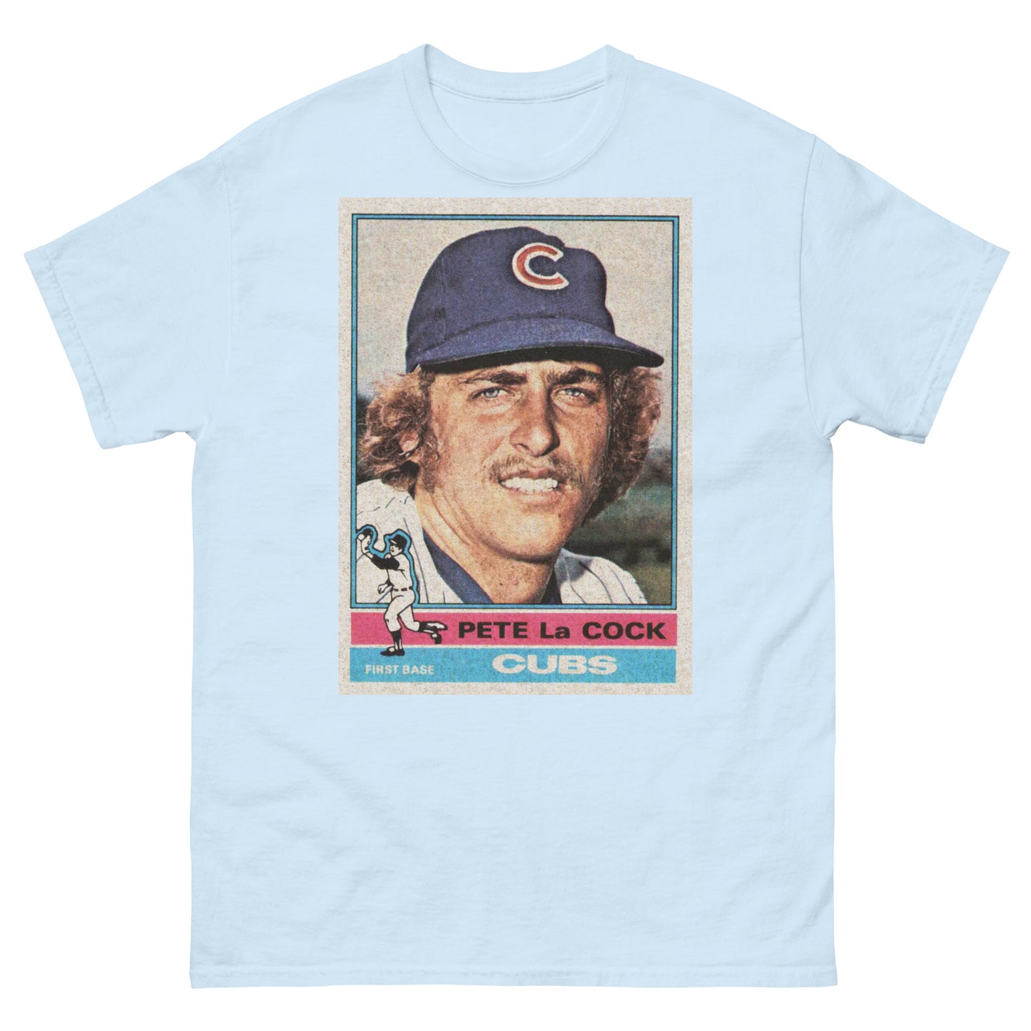 Pete La Cock 1970s Vintage Trading Card Unisex Classic Tee