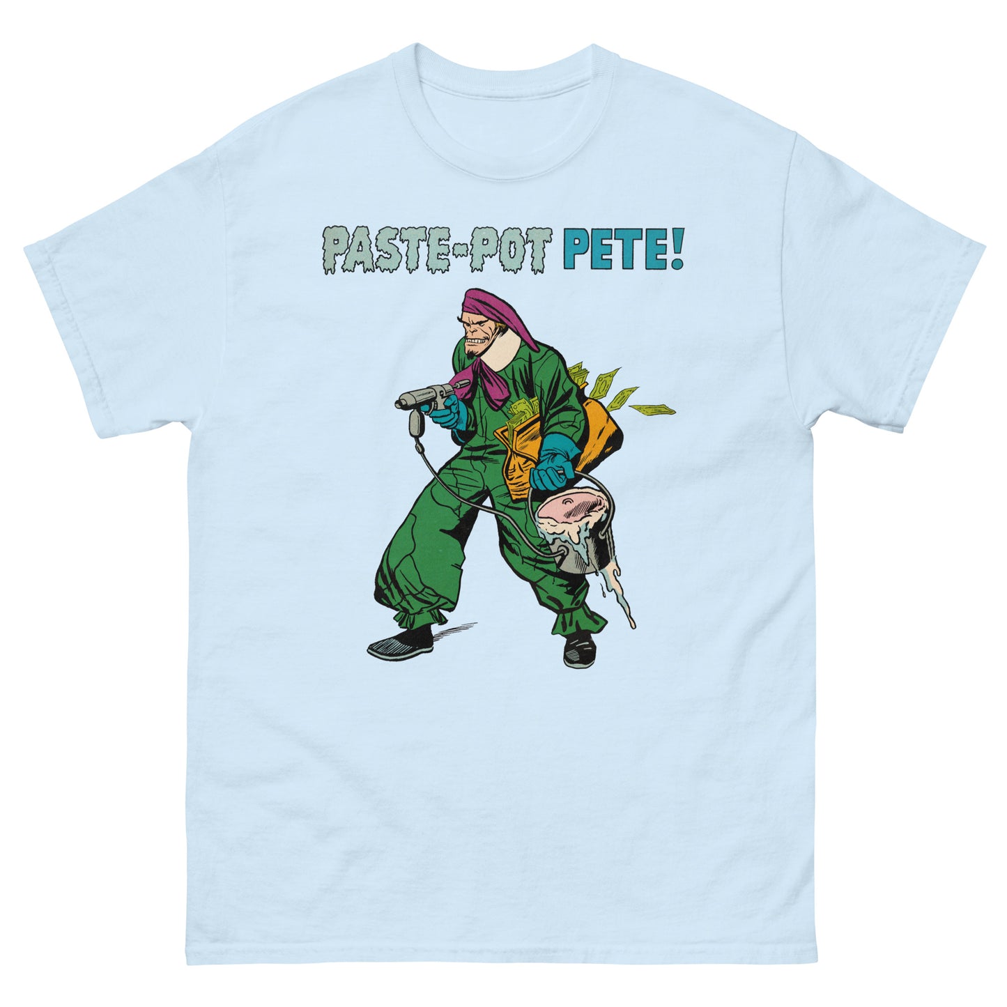 Paste-Pot Pete Halftone Vintage Comic Book Villain Unisex Classic Tee