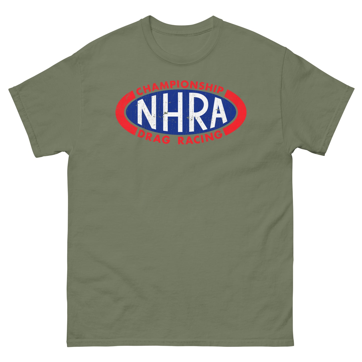 Hot Rod Drag Racing Distressed Unisex Classic Tee