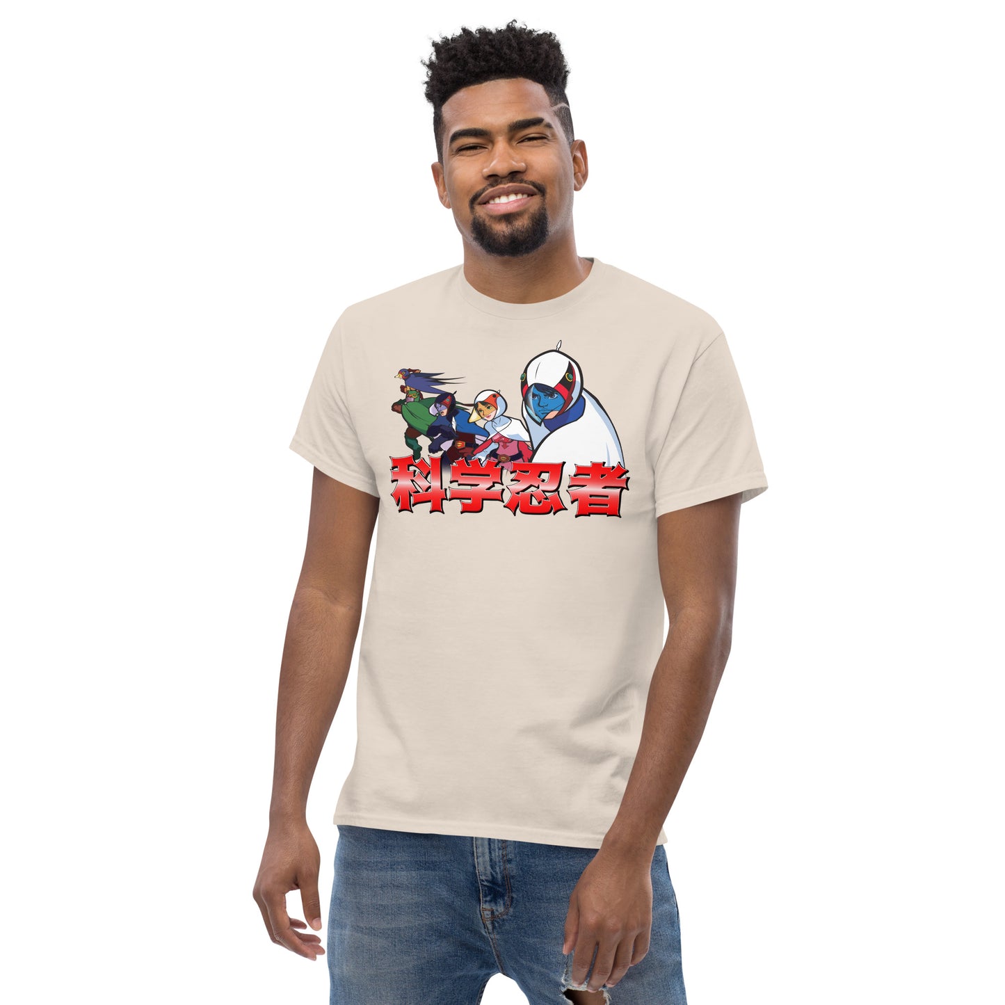 Science Ninja Team "Swallow, Owl, Condor, Swan, Eagle" Retro Anime Unisex Classic Tee