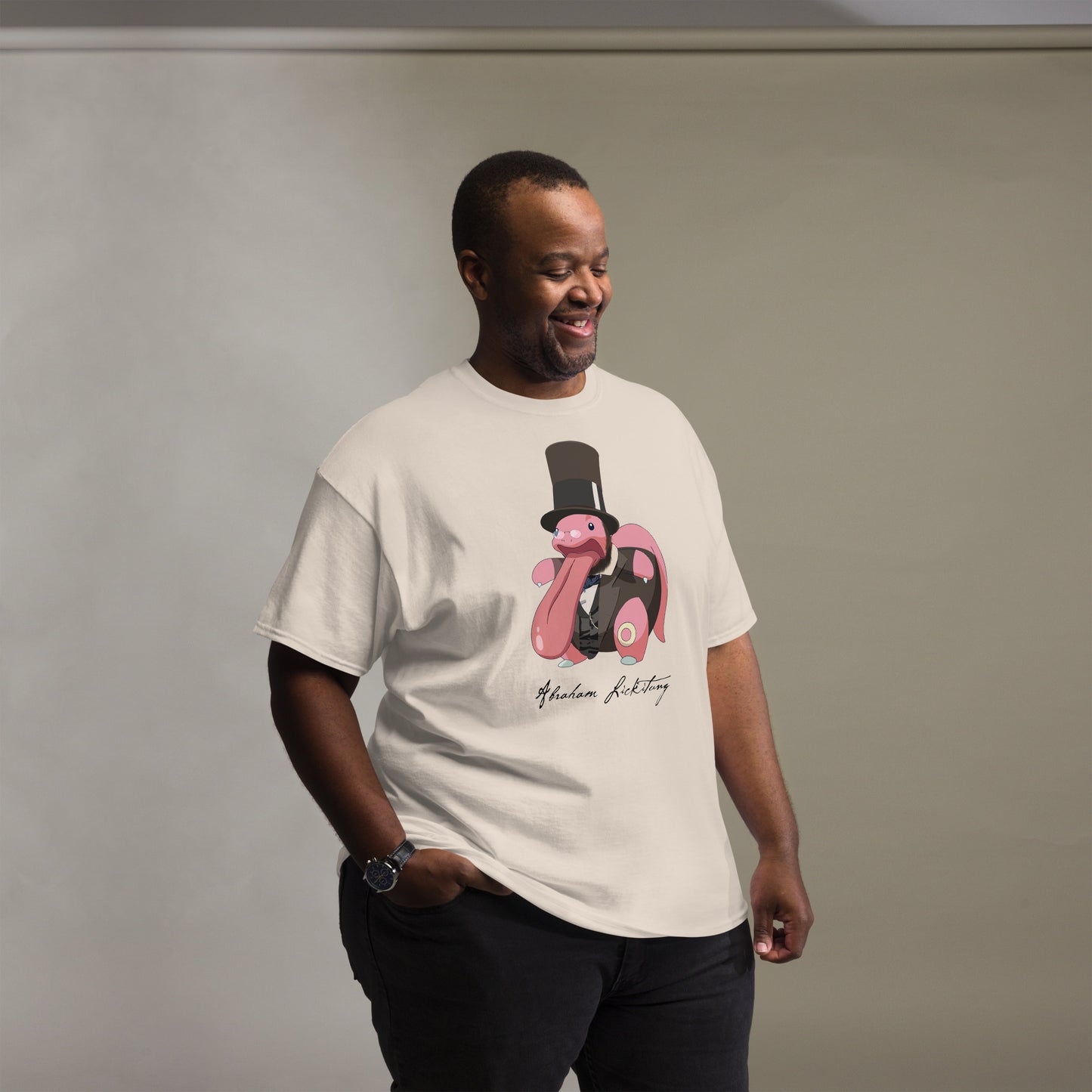 Aberoinga Lincoln Historical Anime Mash-Up Parody Tee