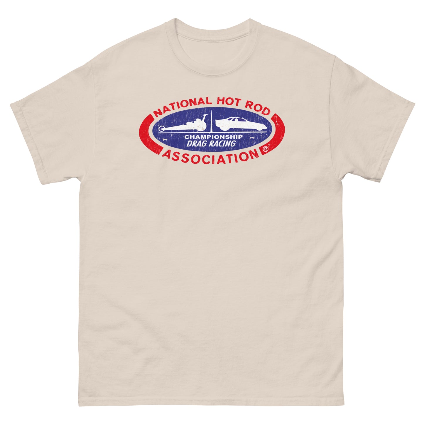 Hot Rod Drag Racing Classic Distressed Unisex Classic Tee