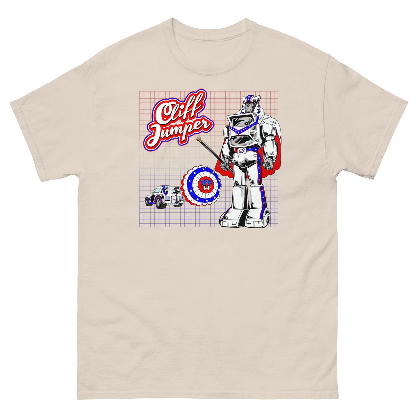 CLIFF JUMPER All-American Stunt Bot Unisex Classic Tee