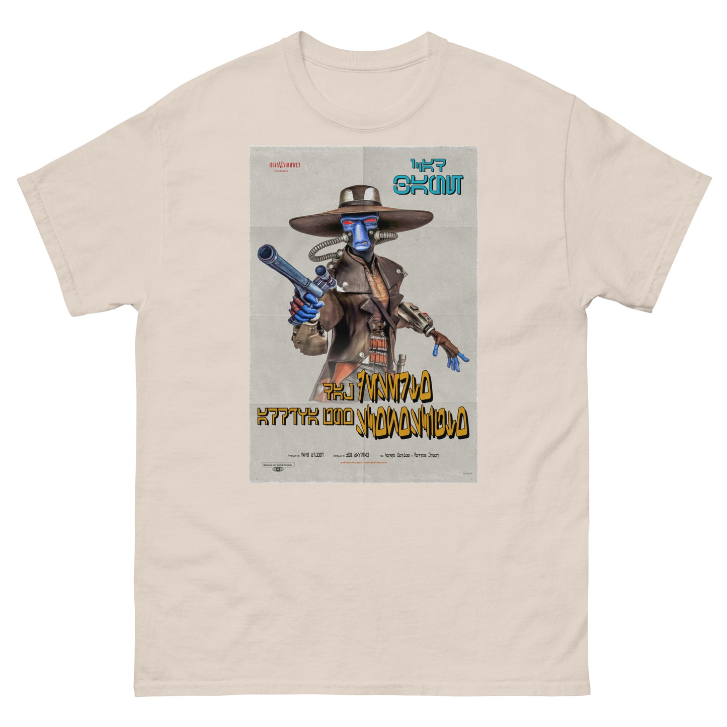 From the Desert Comes a Stranger Space Opera Spaghetti Western Vintage Movie Poster Unisex Classic Tee