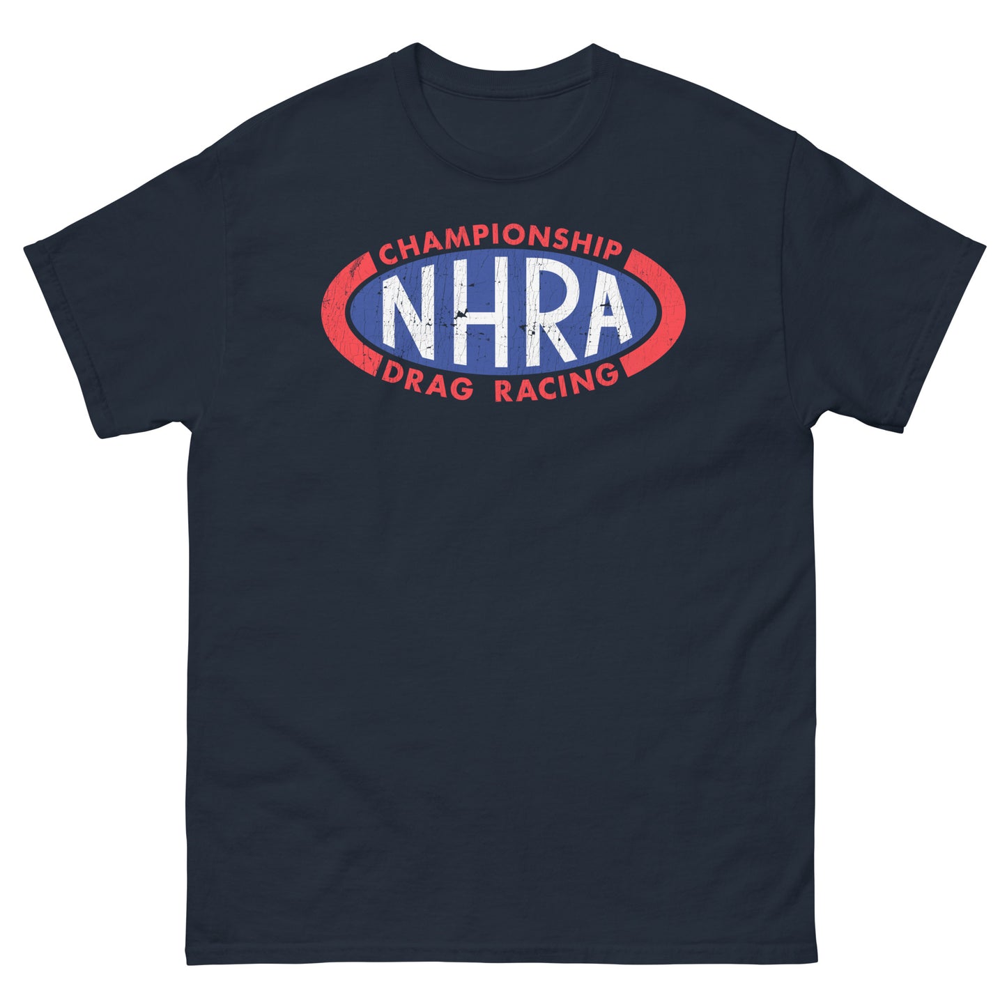 Hot Rod Drag Racing Distressed Unisex Classic Tee