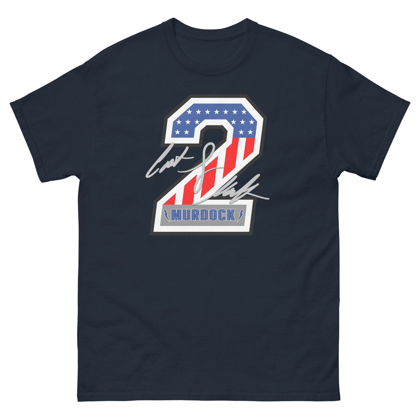 Captain Lance Murdock Patriotic Stuntman #2 with Signature Unisex Cosplay Tee