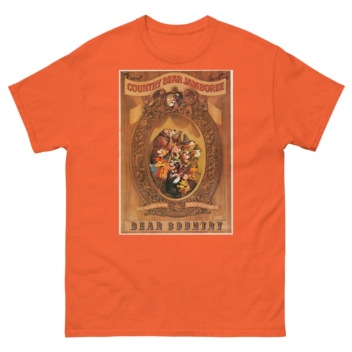 Grizzly Hall Musical Bear Attraction Distressed Poster Classic Tee