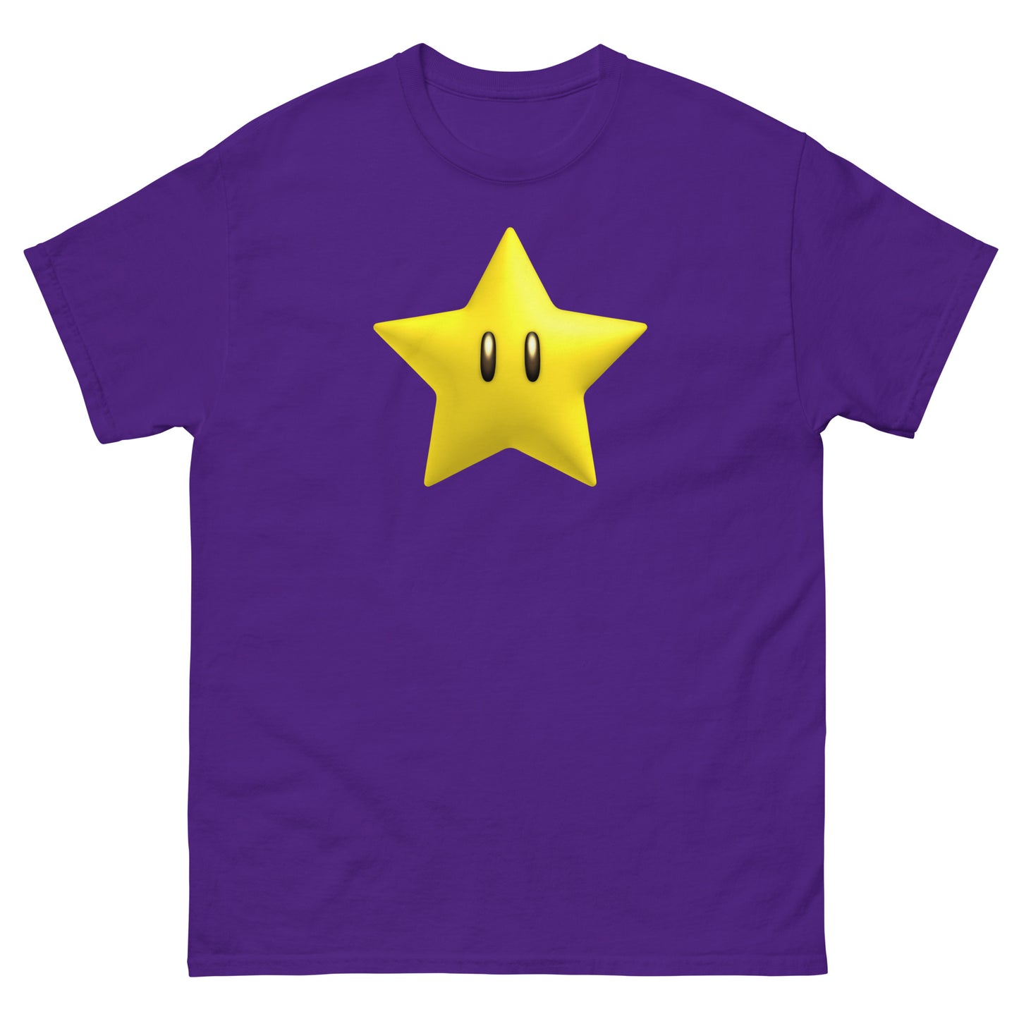 Video Game Yellow Power Star Unisex Classic Tee
