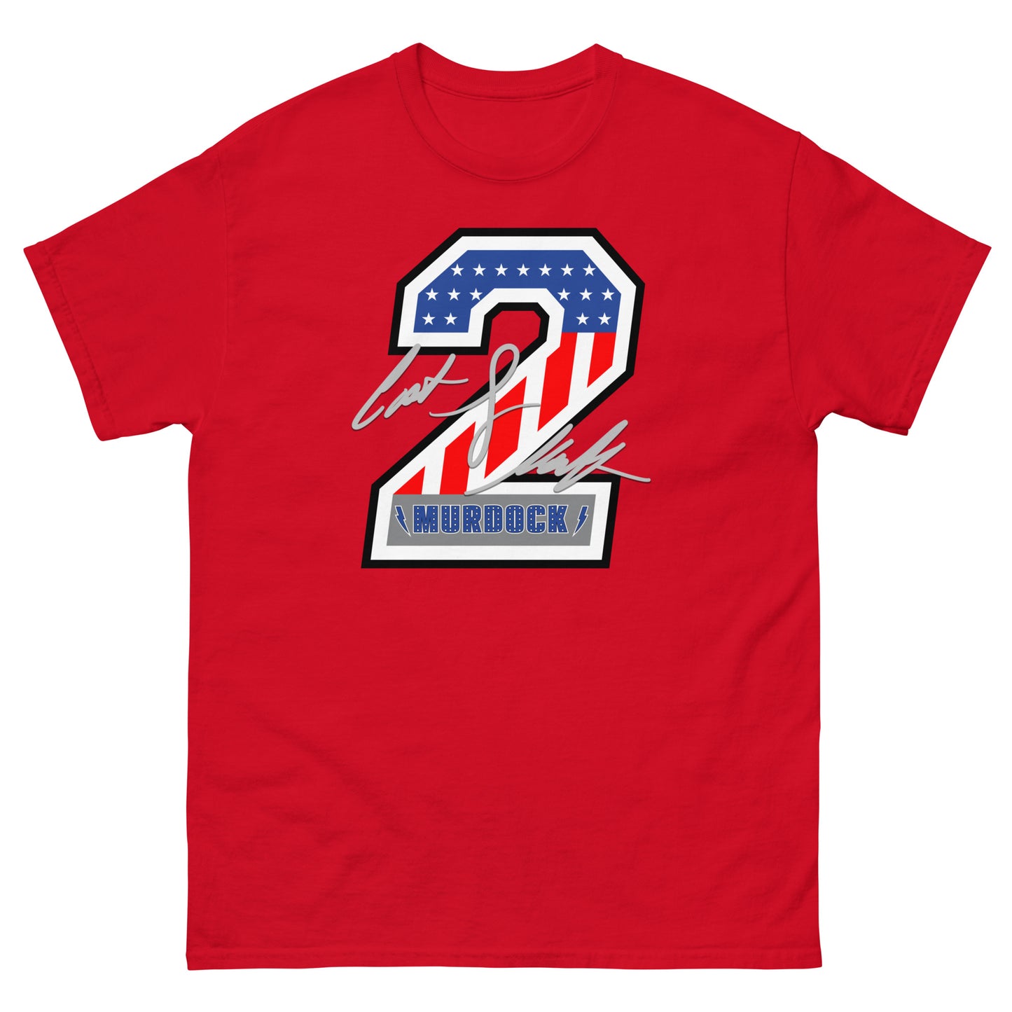 Captain Lance Murdock Patriotic Stuntman #2 with Signature Unisex Cosplay Tee