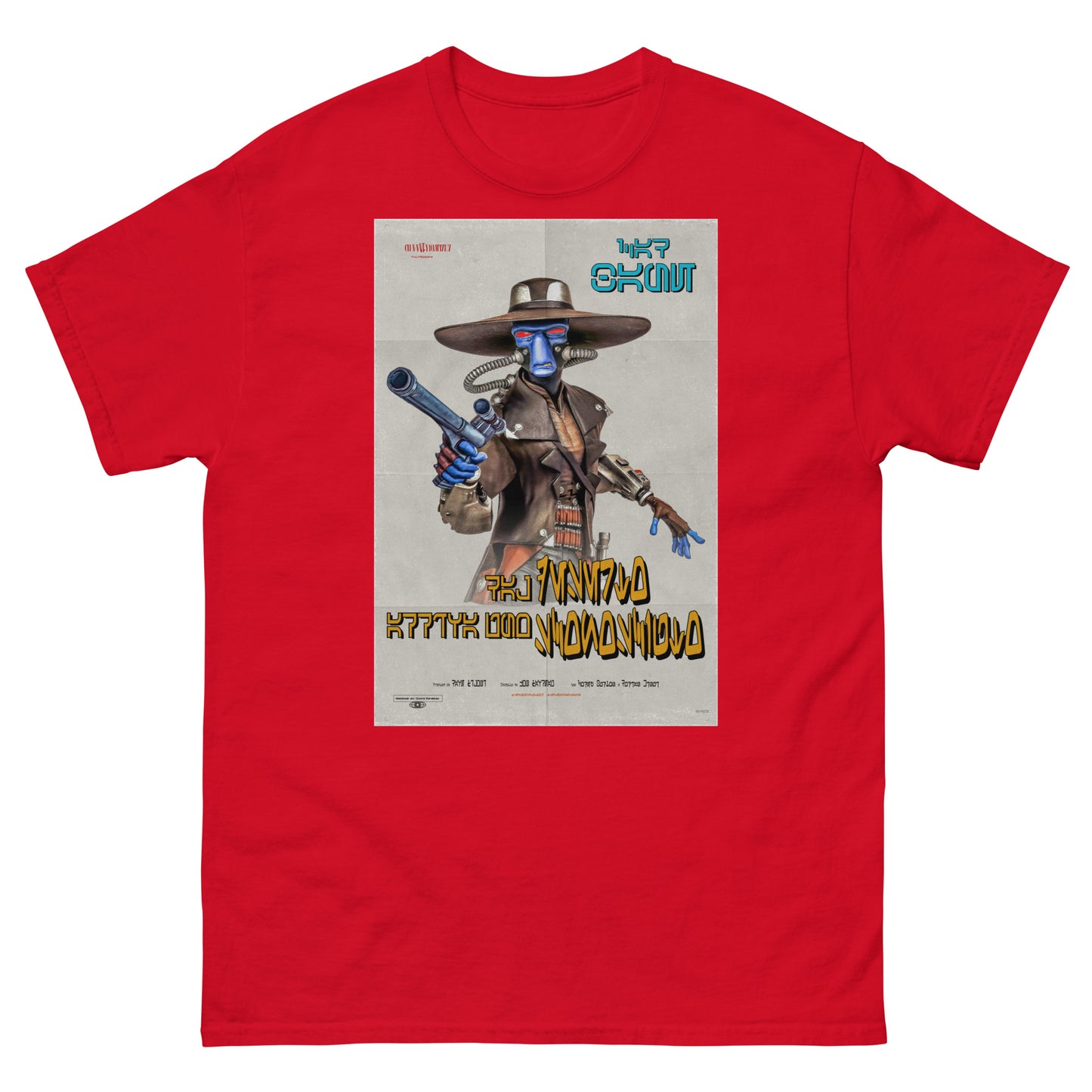 From the Desert Comes a Stranger Space Opera Spaghetti Western Vintage Movie Poster Unisex Classic Tee