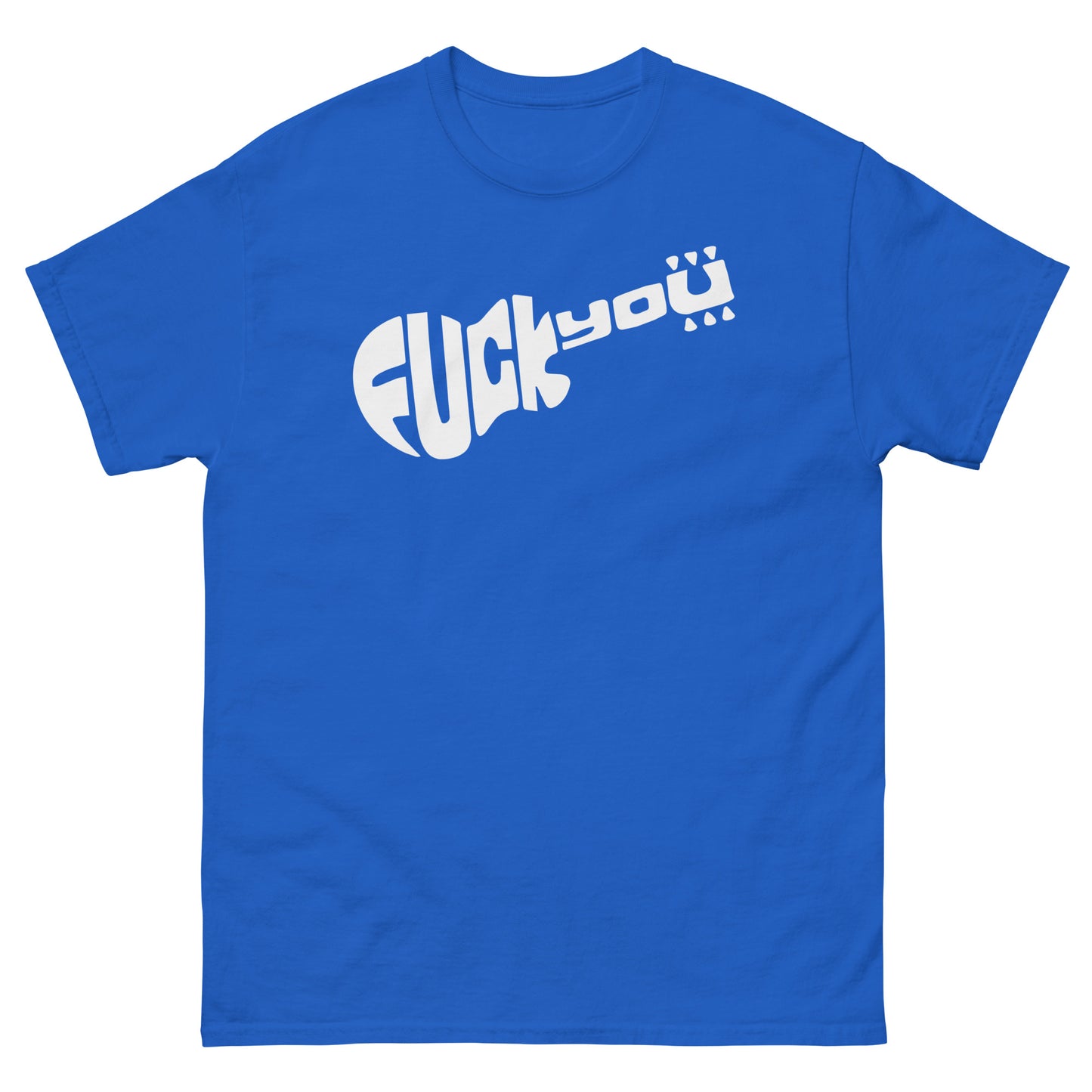 Fuck You Guitar Parody Tee As Worn by Slash | Monkees Logo Spoof Unisex Classic T-Shirt