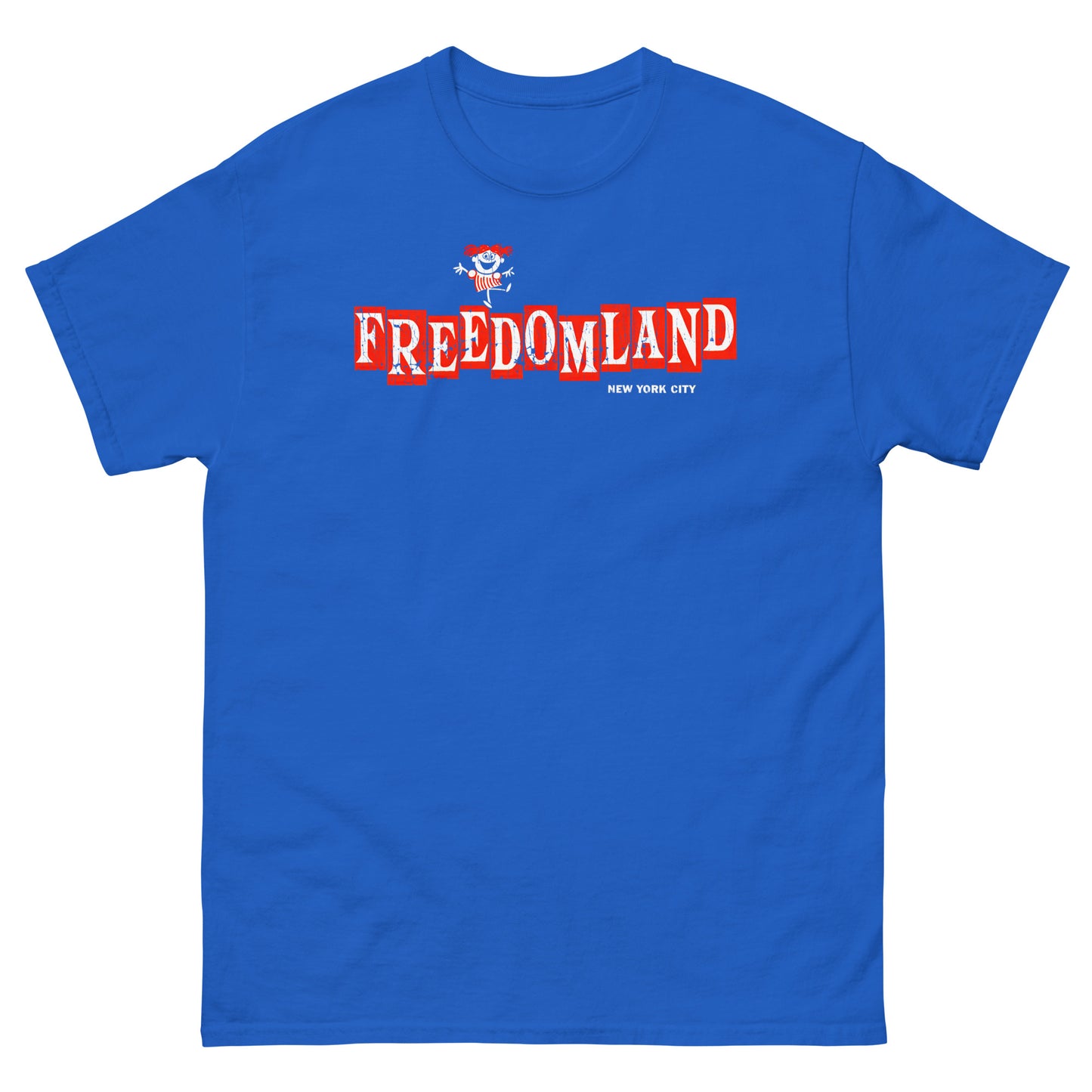 Freedomland, USA New York City Vintage Amusement Park Distressed Unisex Classic Tee