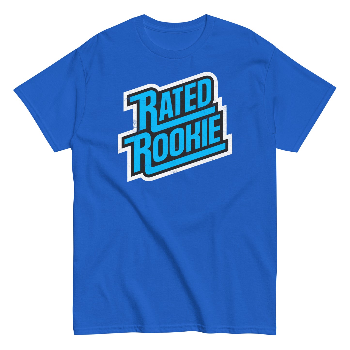 Rated Rookie Trading Card Logo Distressed Unisex Classic Tee