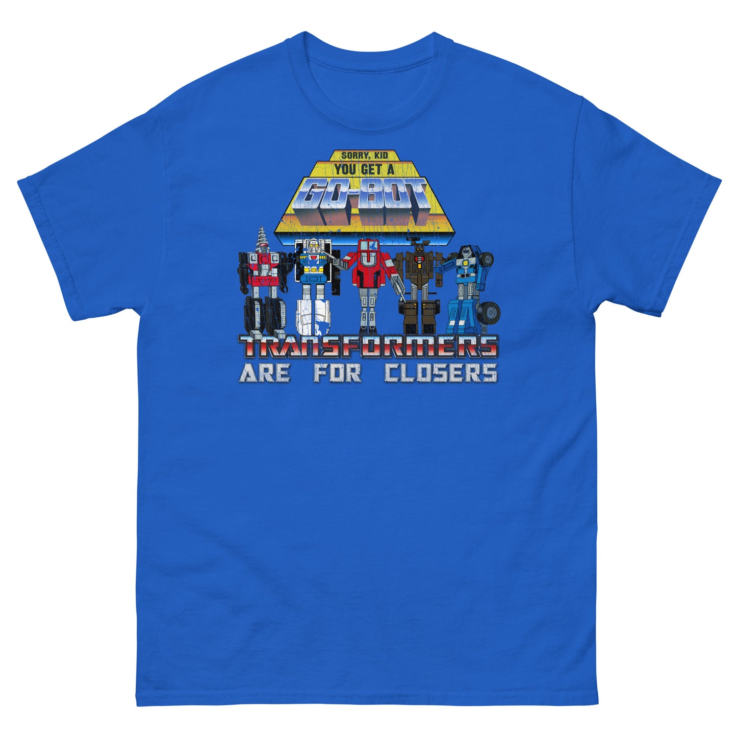 Sorry Kid Glengarry Glen Ross 1980s Transforming Robot Toys Cartoon Parody Tee