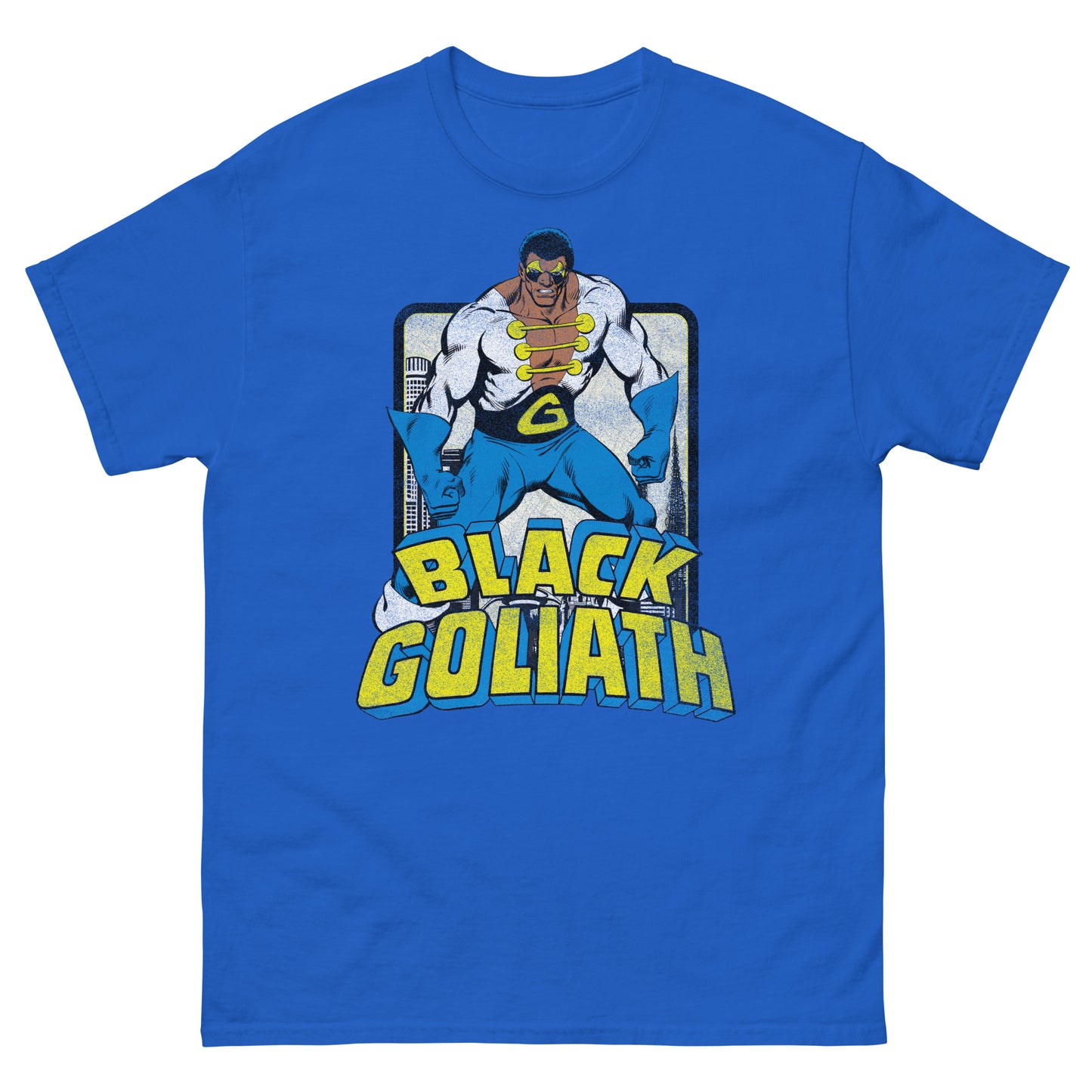 Black Goliath Retro Superhero Distressed Unisex Classic Tee