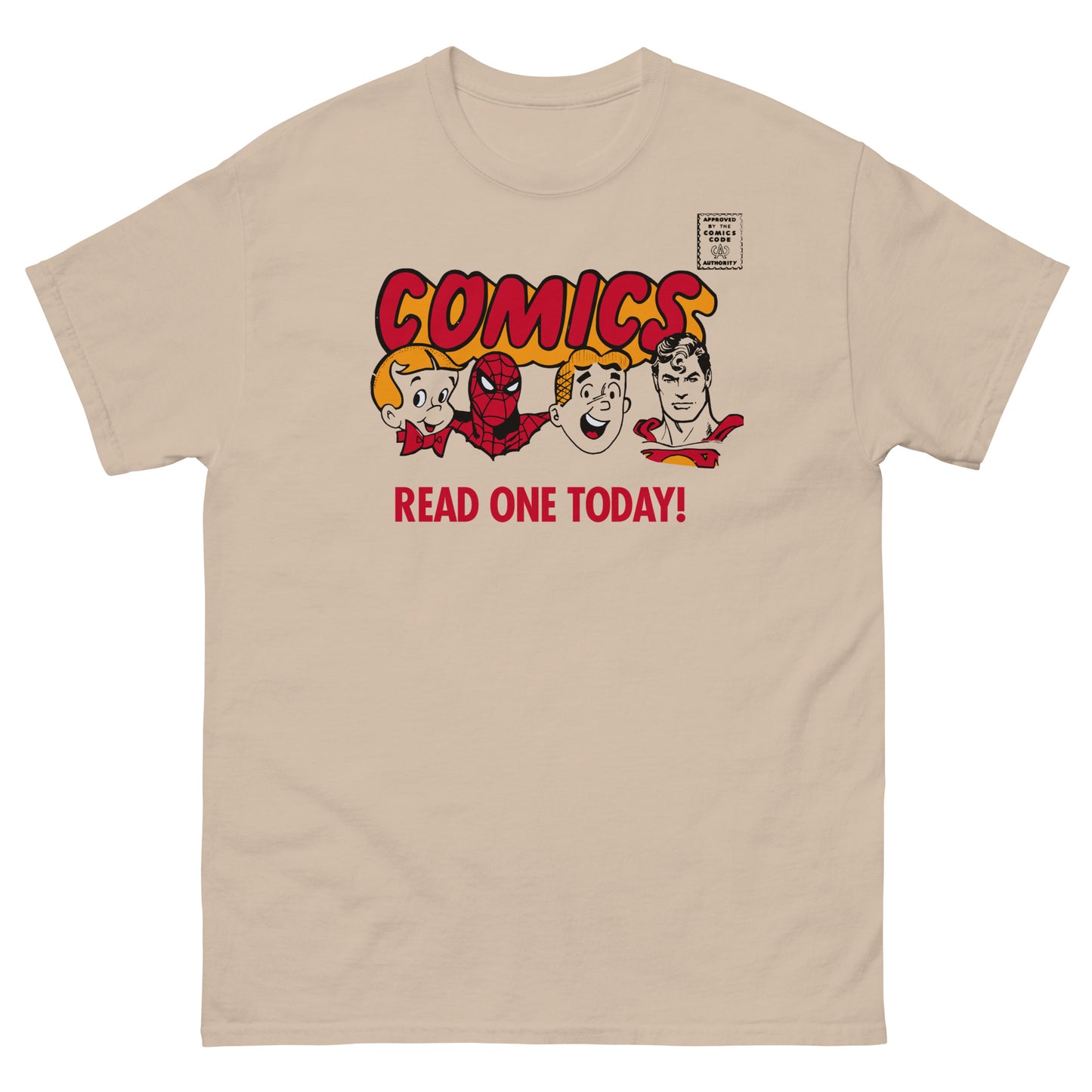 Comics Read One Today! (Original Characters ) Vintage Spinner Rack Topper Unisex Classic T-Shirt