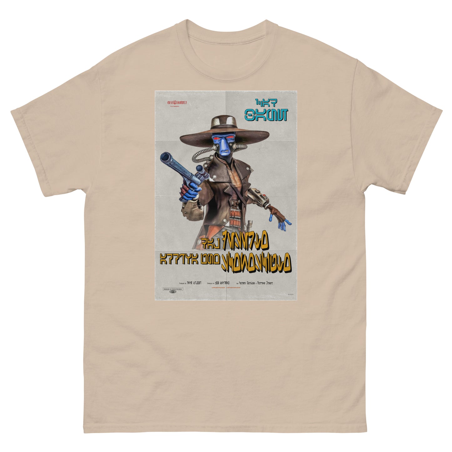 From the Desert Comes a Stranger Space Opera Spaghetti Western Vintage Movie Poster Unisex Classic Tee