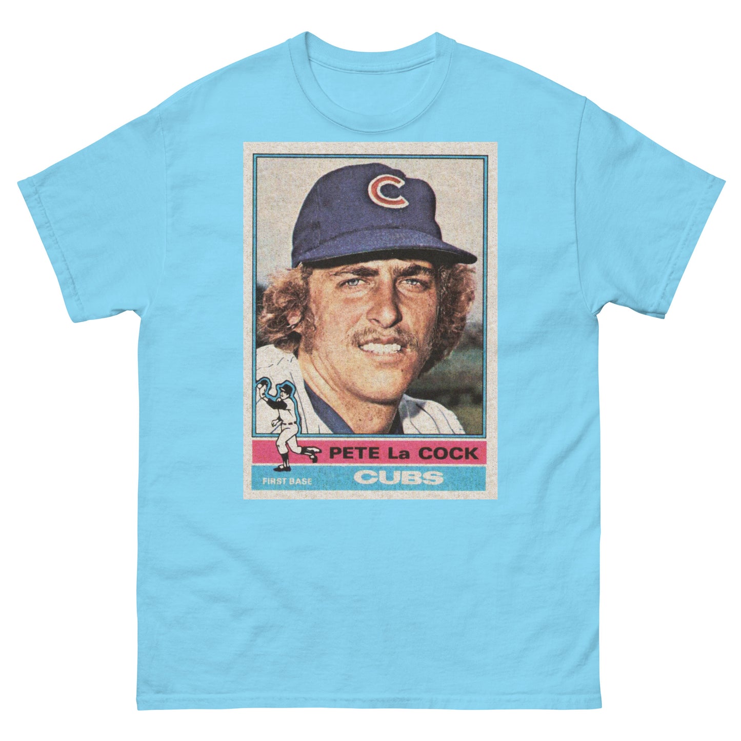 Pete La Cock 1970s Vintage Trading Card Unisex Classic Tee