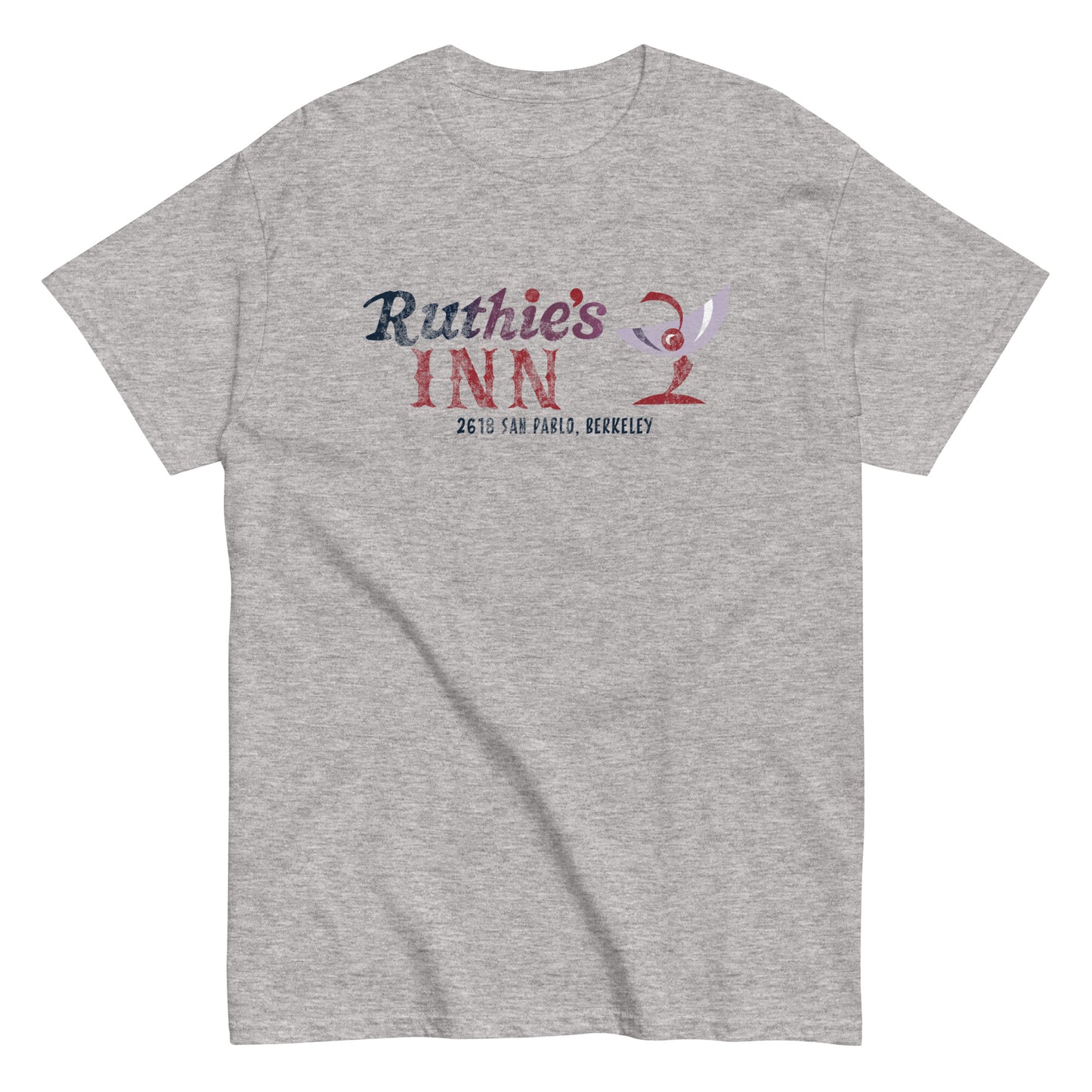 Ruthie’s Inn Berkeley, CA (Color) Distressed Vintage Rock Venue Graphic Tee