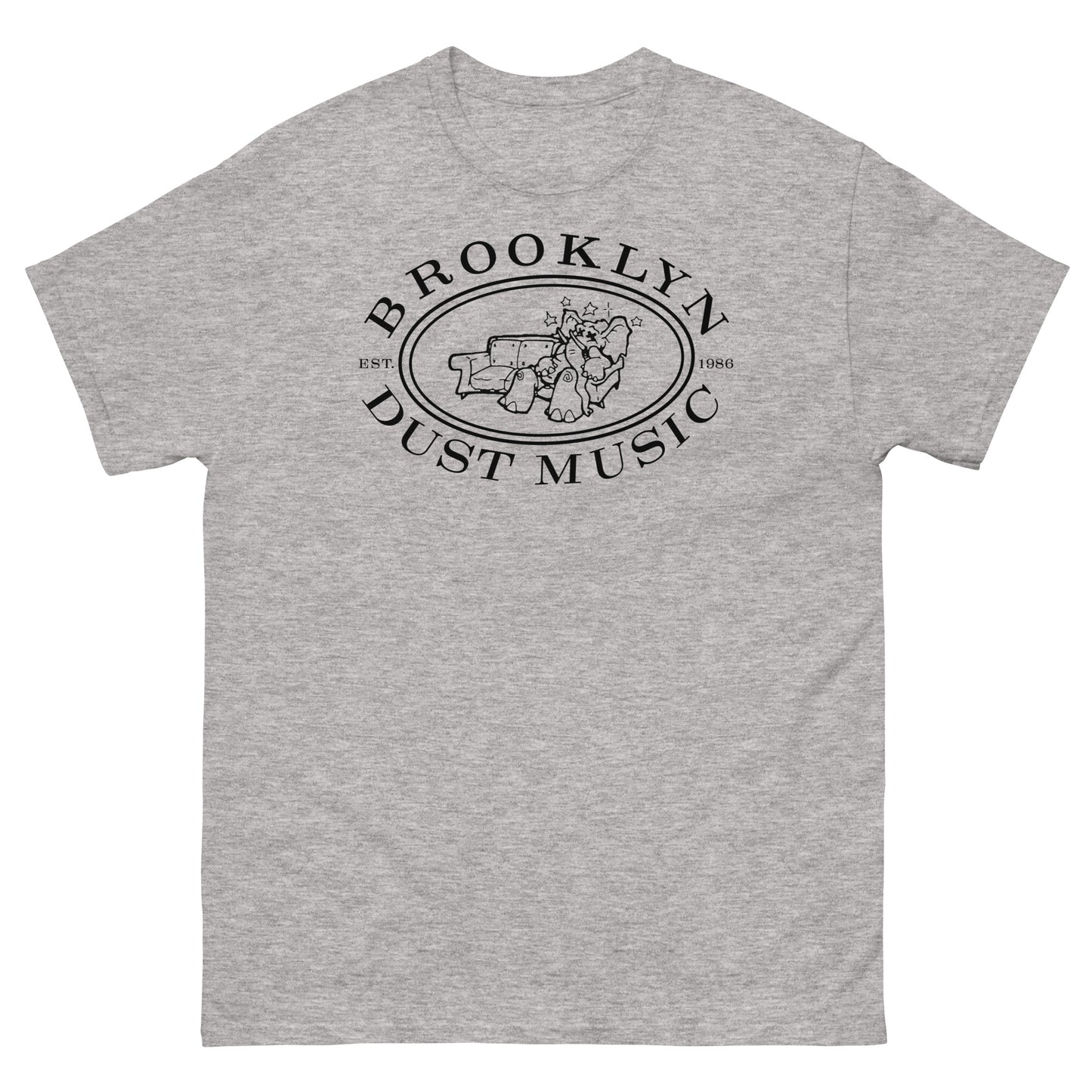 Brooklyn Dust Music Elephant Logo (Black) Unisex Classic T-Shirt