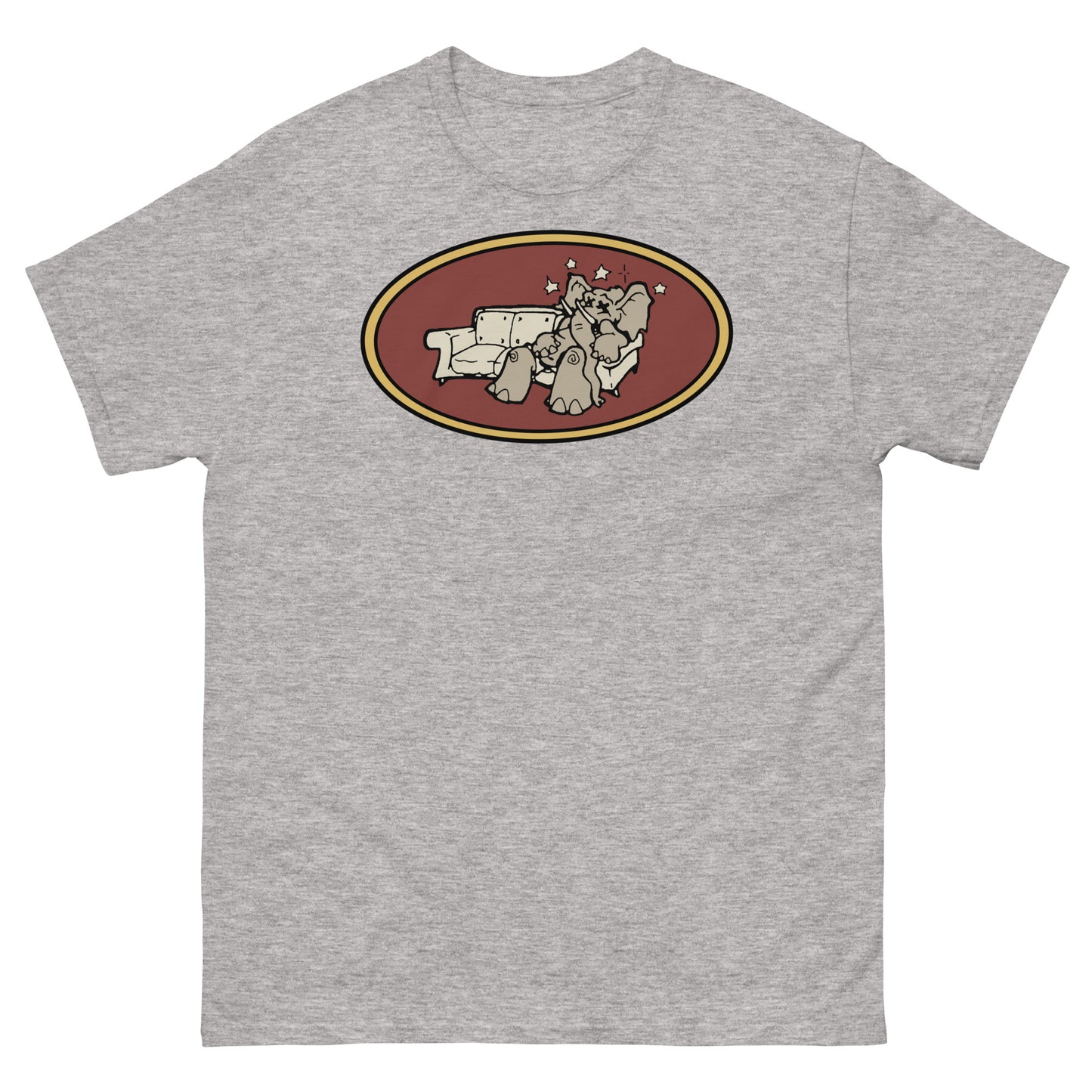 Brooklyn Dust Music Elephant Color Logo (Prairie Sand) Unisex Classic Tee