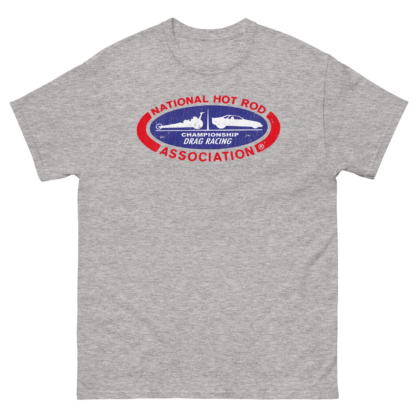 Hot Rod Drag Racing Classic Distressed Unisex Classic Tee