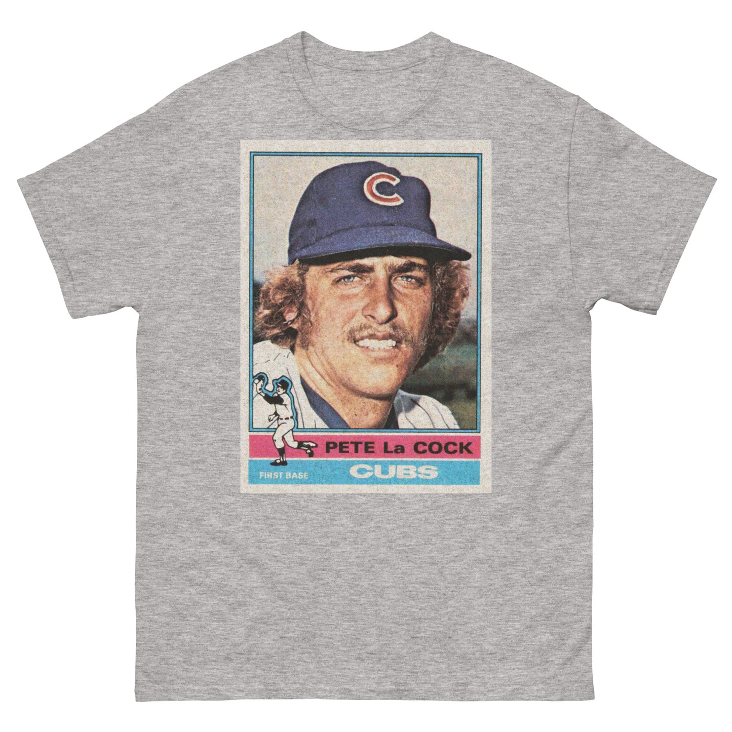 Pete La Cock 1970s Vintage Trading Card Unisex Classic Tee