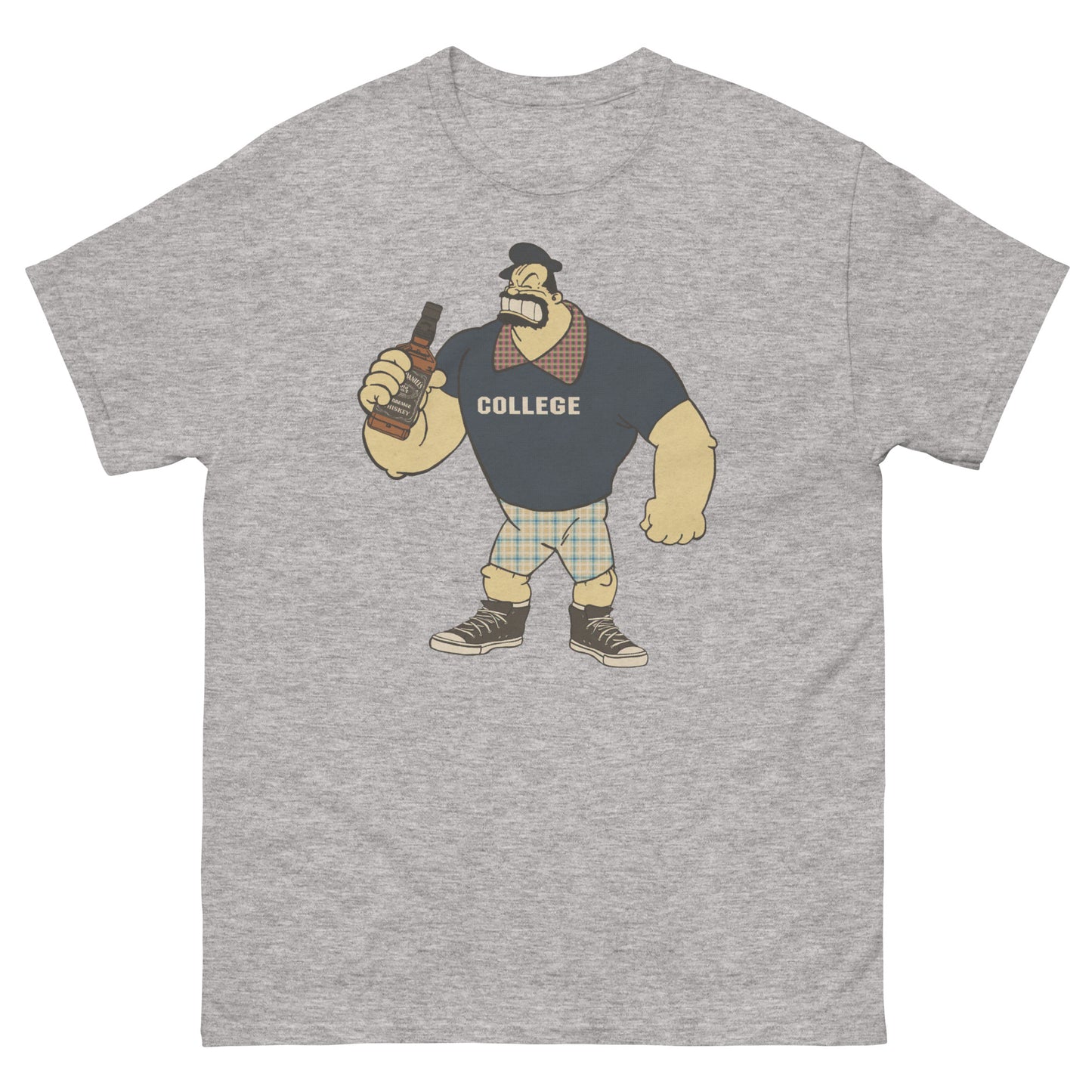 Bluto x Bluto College Mashup Halftone Parody Classic T-Shirt