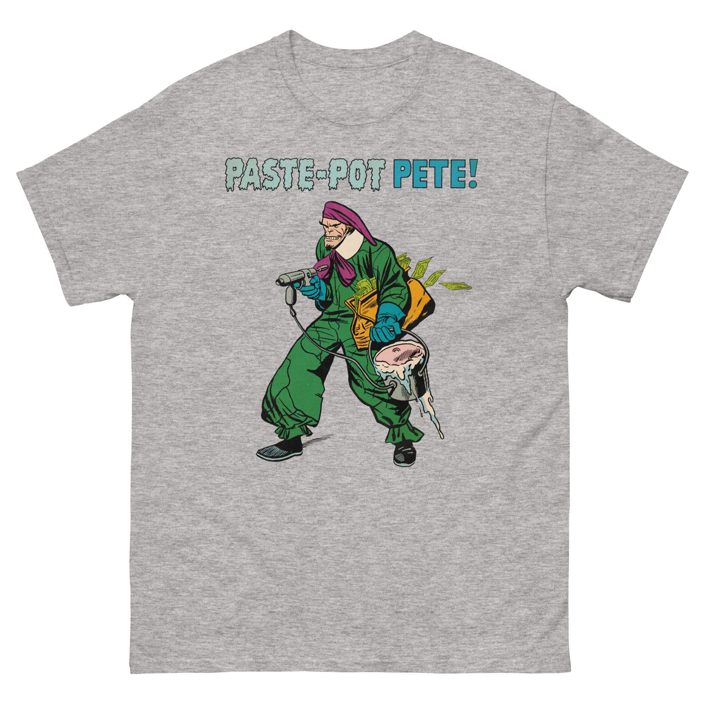 Paste-Pot Pete Halftone Vintage Comic Book Villain Unisex Classic Tee
