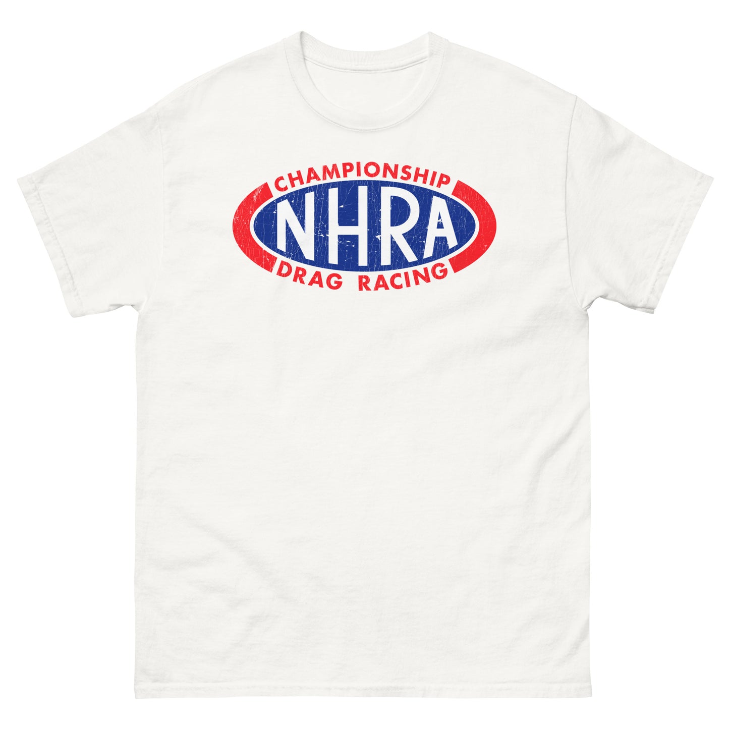 Hot Rod Drag Racing Distressed Unisex Classic Tee