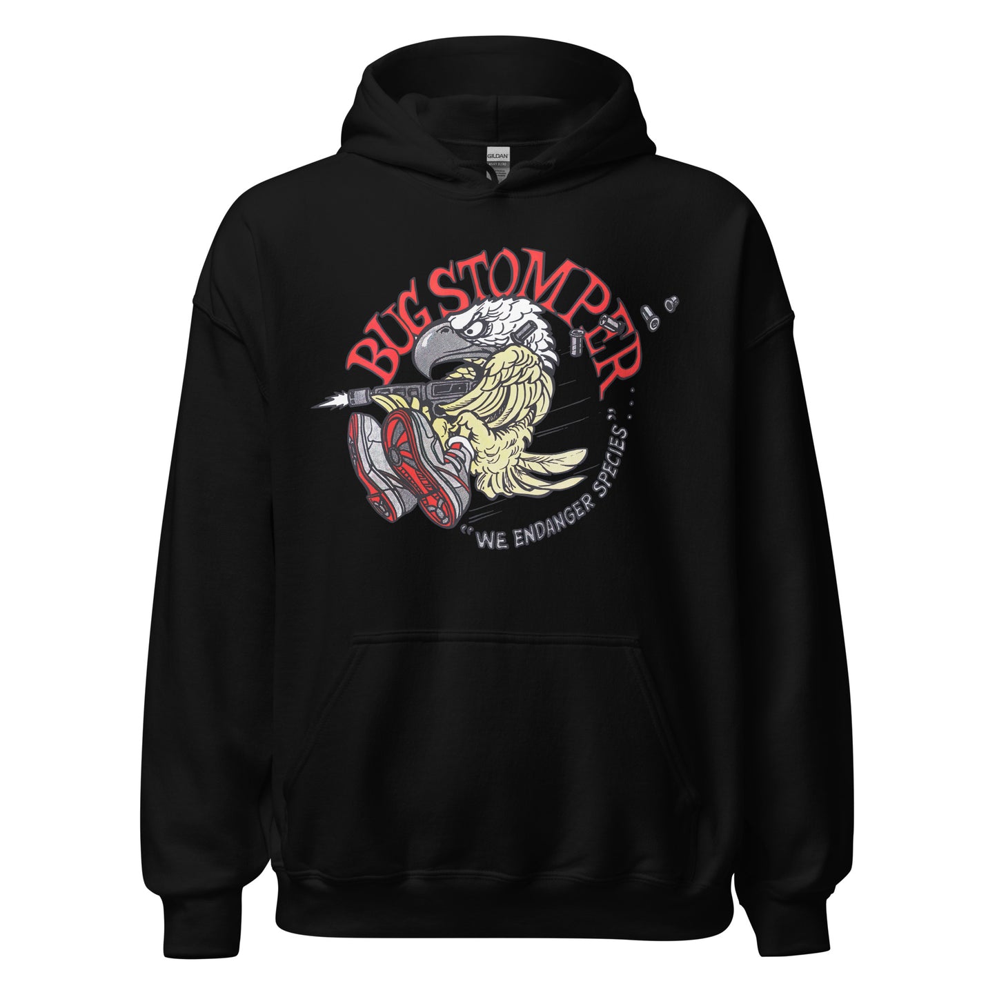 Bug Stomper Eagle "We Endanger Species" Cosplay Unisex Hoodie