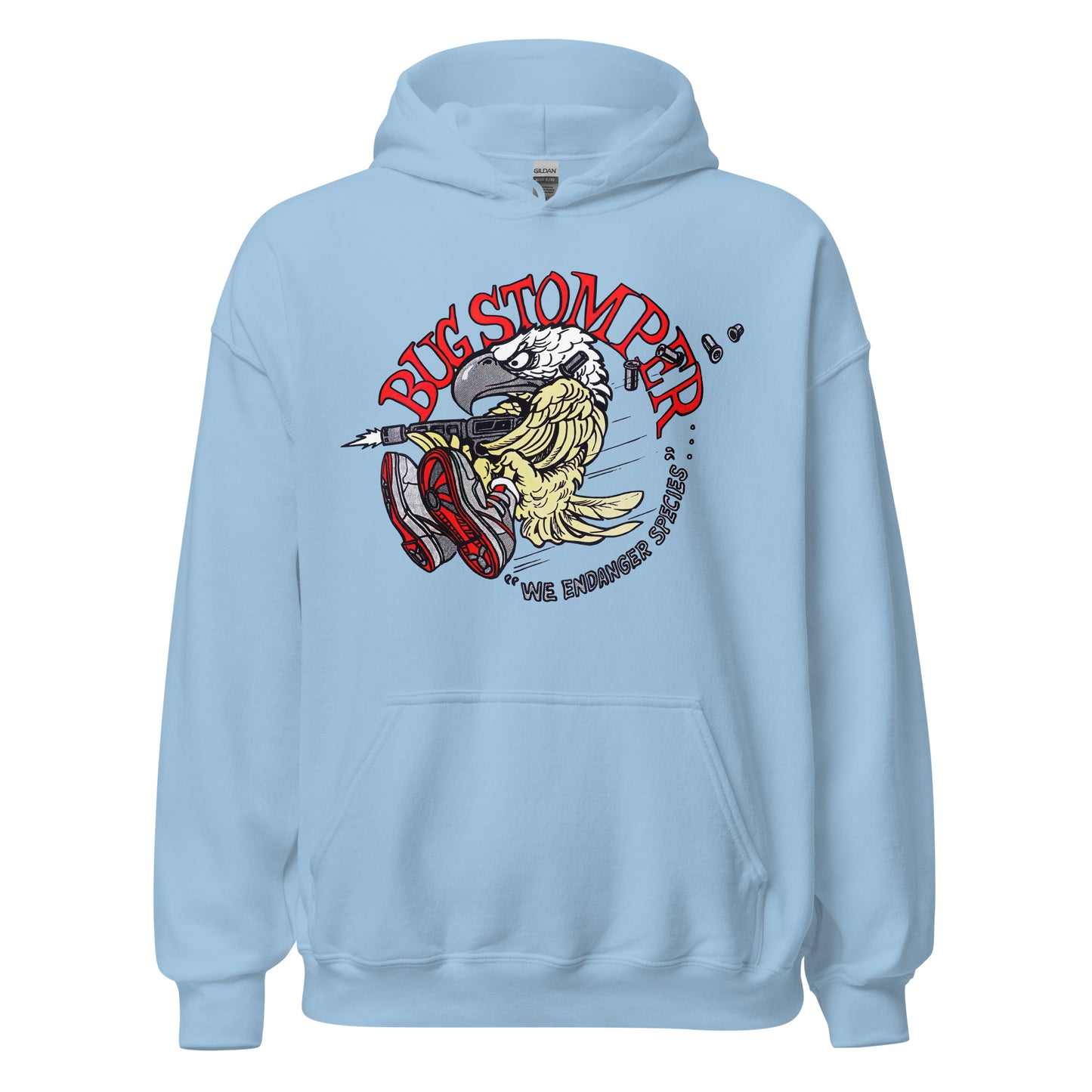 Bug Stomper Eagle "We Endanger Species" Cosplay Unisex Hoodie