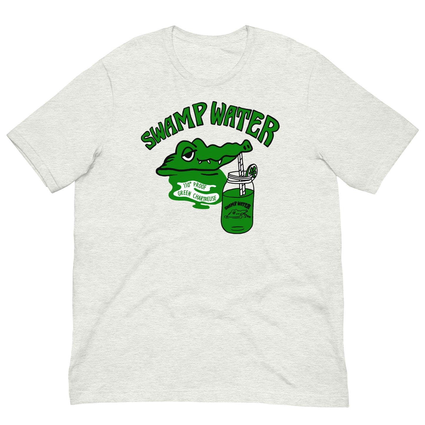Swamp Water Green Chartreuse As Worn By Joey Ramone Unisex Softstyle Tee