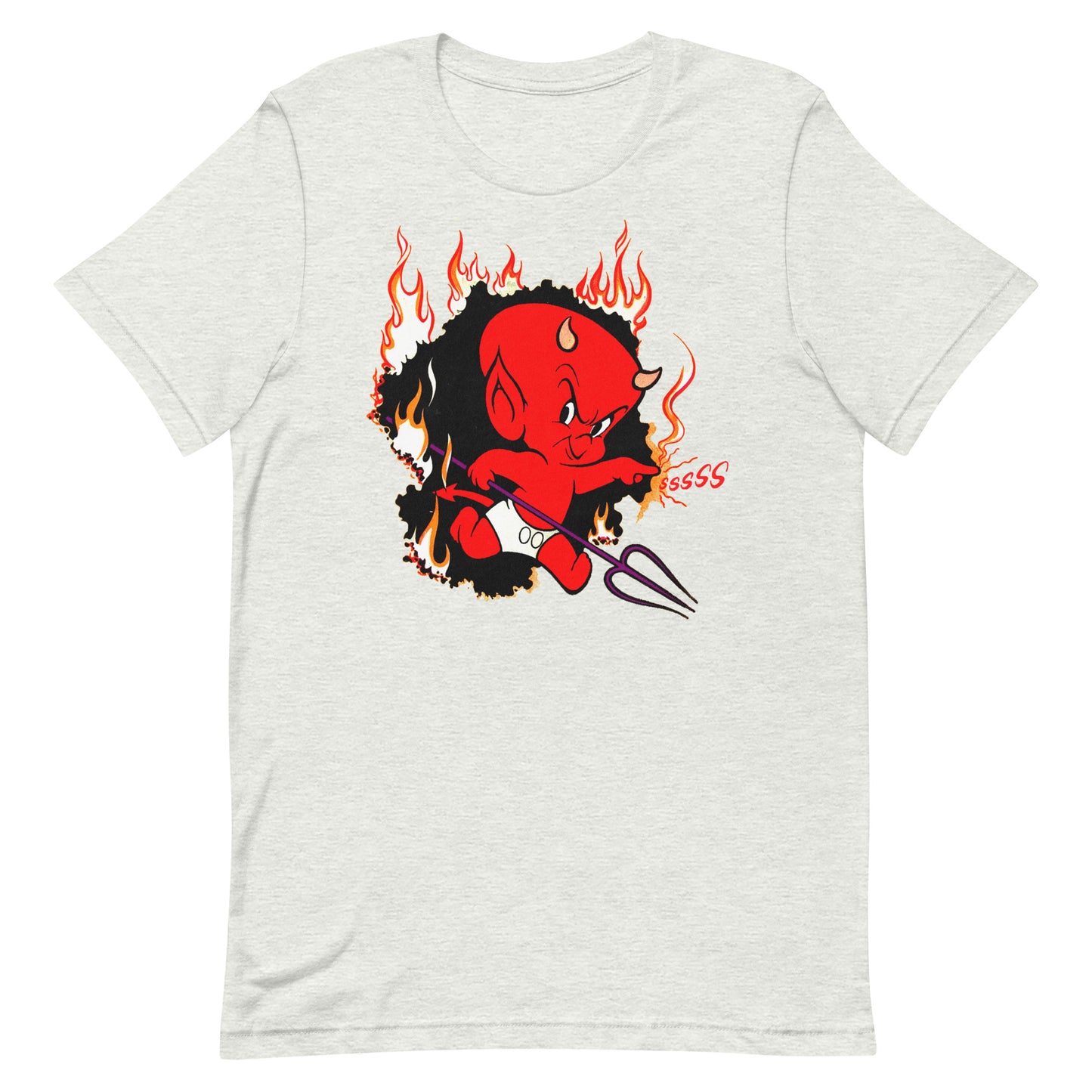 Little Devil Portal to Hell Chest Burst Vintage Softstyle Tee