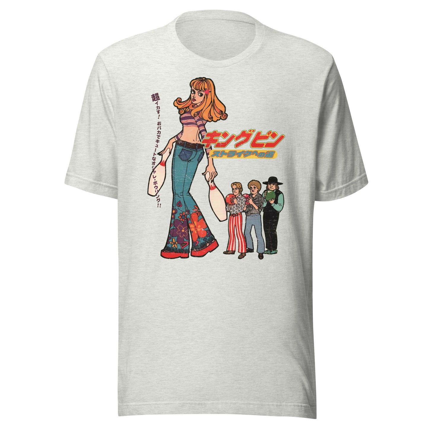 Kingpin Japanese Art Poster (Road to Kingpin Strike) Distressed Sofstyle Unisex Tee