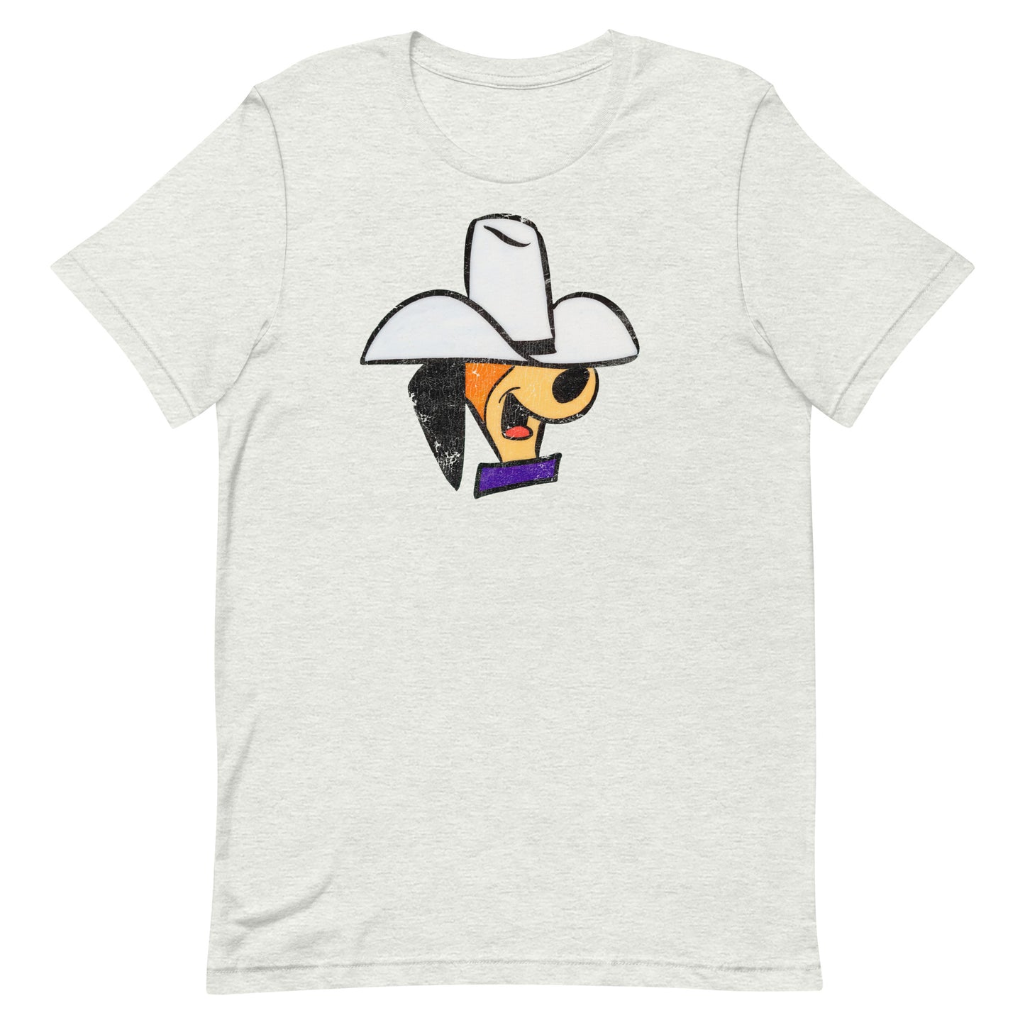 Cowboy Daddy Doggy Retro Cartoon Distressed Softstyle Tee