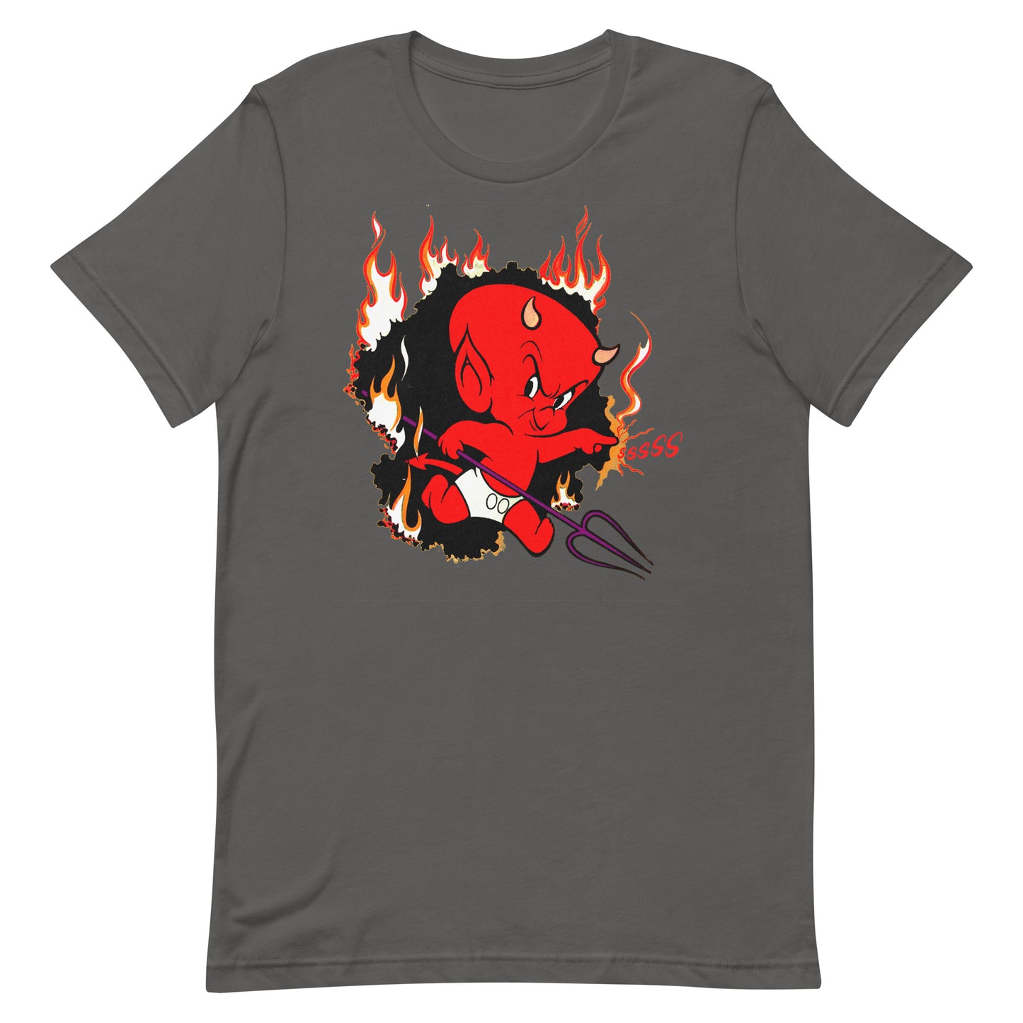Little Devil Portal to Hell Chest Burst Vintage Softstyle Tee