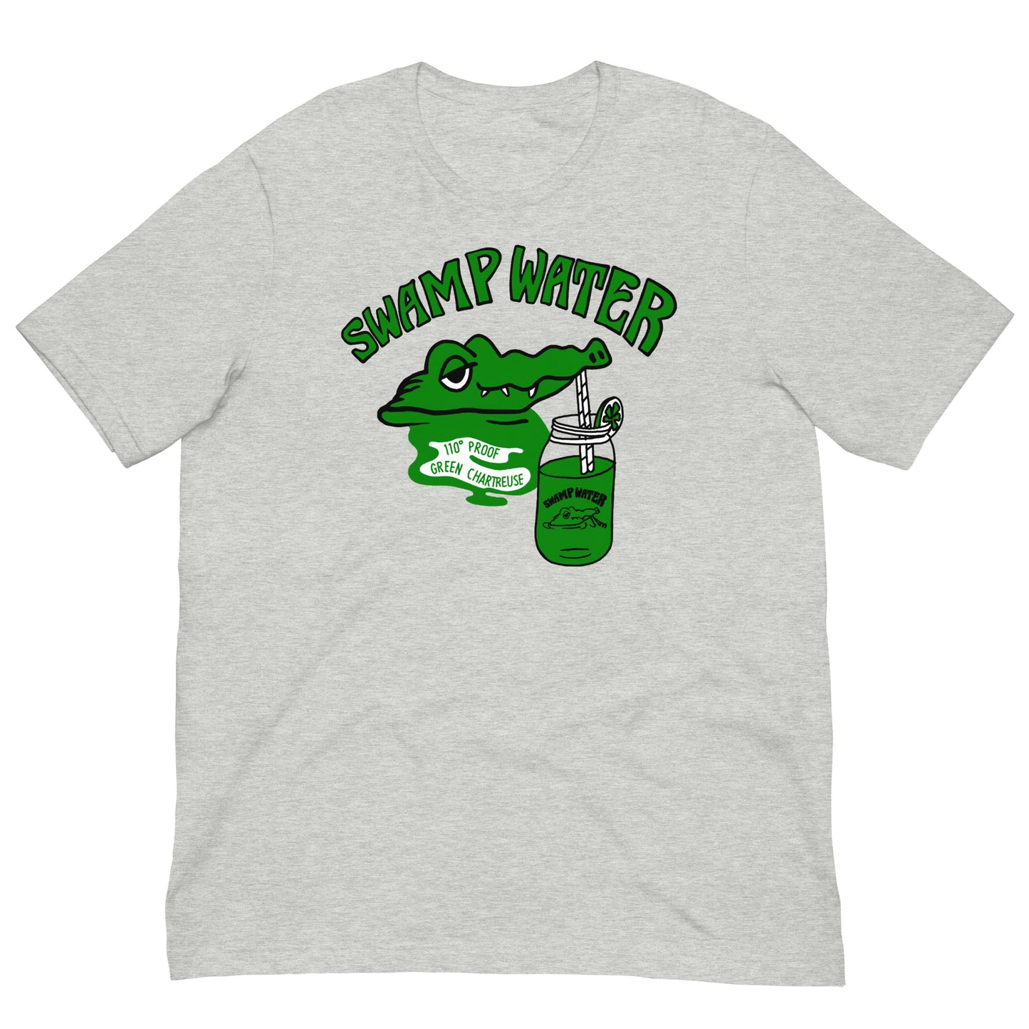 Swamp Water Green Chartreuse As Worn By Joey Ramone Unisex Softstyle Tee