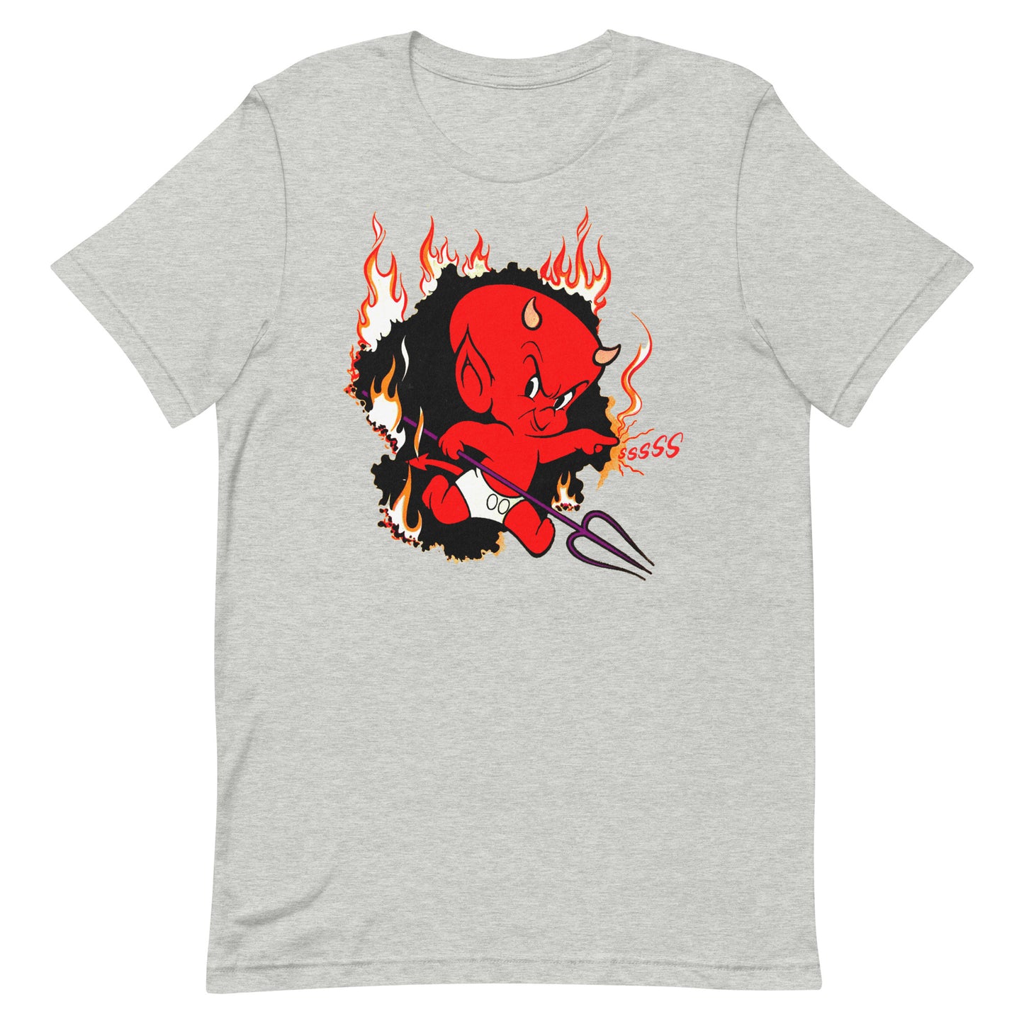 Little Devil Portal to Hell Chest Burst Vintage Softstyle Tee