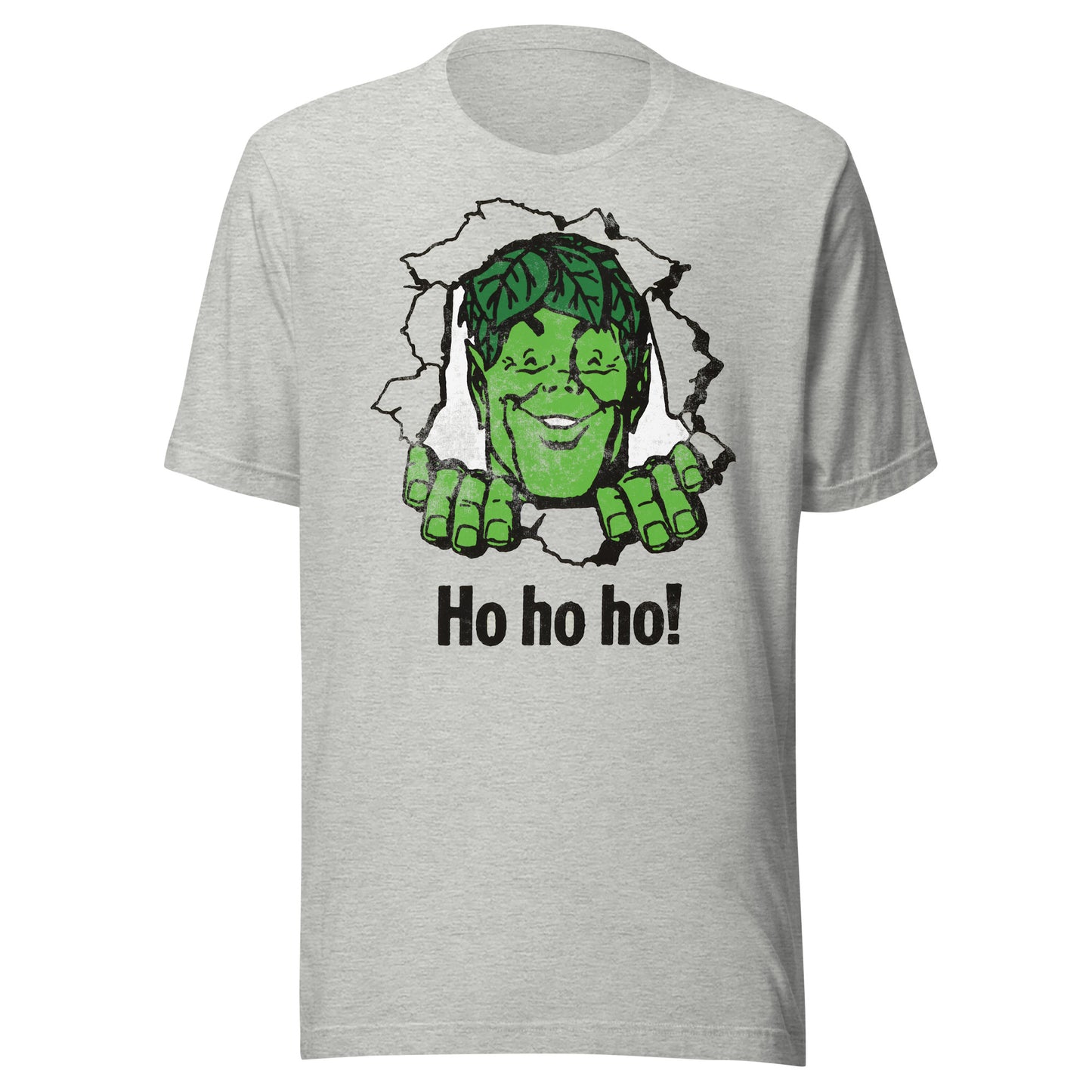 Jolly Giant Ho Ho Ho! Chest Burst Distressed Vintage Softstyle T-Shirt