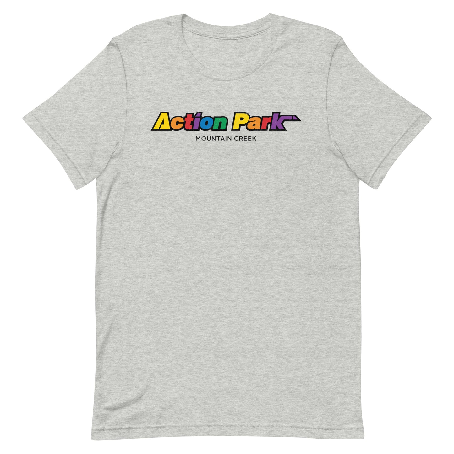 Mountain Creek Theme Park Distressed Vintage Logo Classic Nostalgia Softstyle Tee