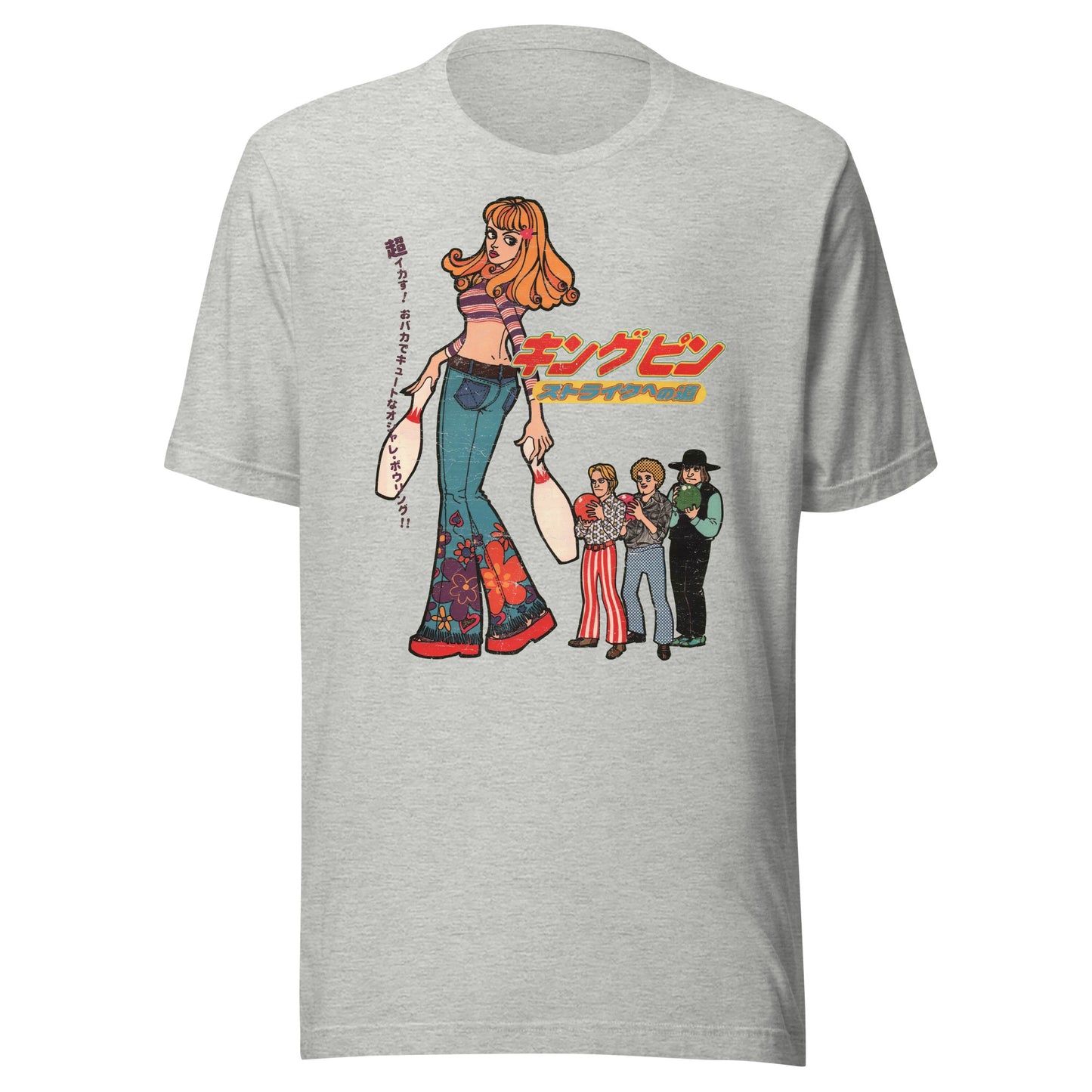 Kingpin Japanese Art Poster (Road to Kingpin Strike) Distressed Sofstyle Unisex Tee