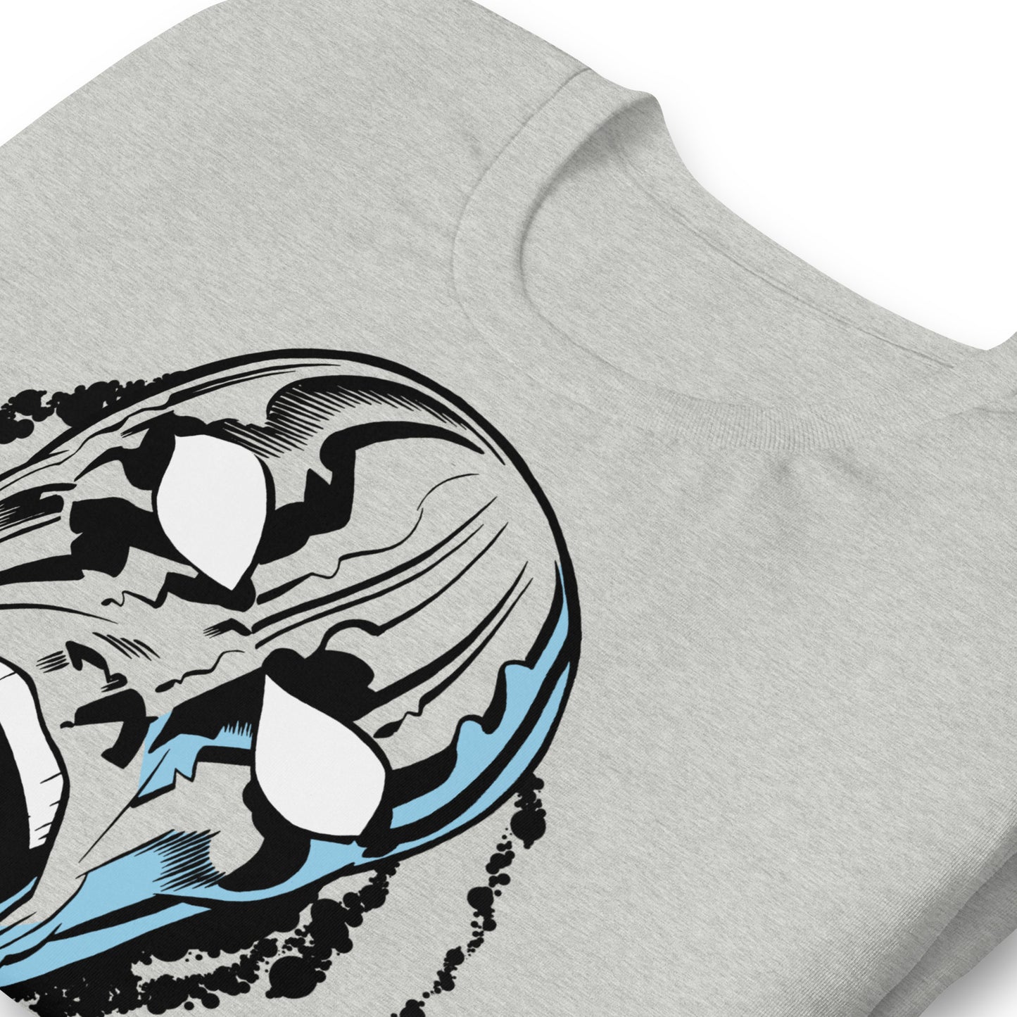 Radd Surfer Retro Cosmic Herald Comic Book Negative Space Softstyle Unisex Tee