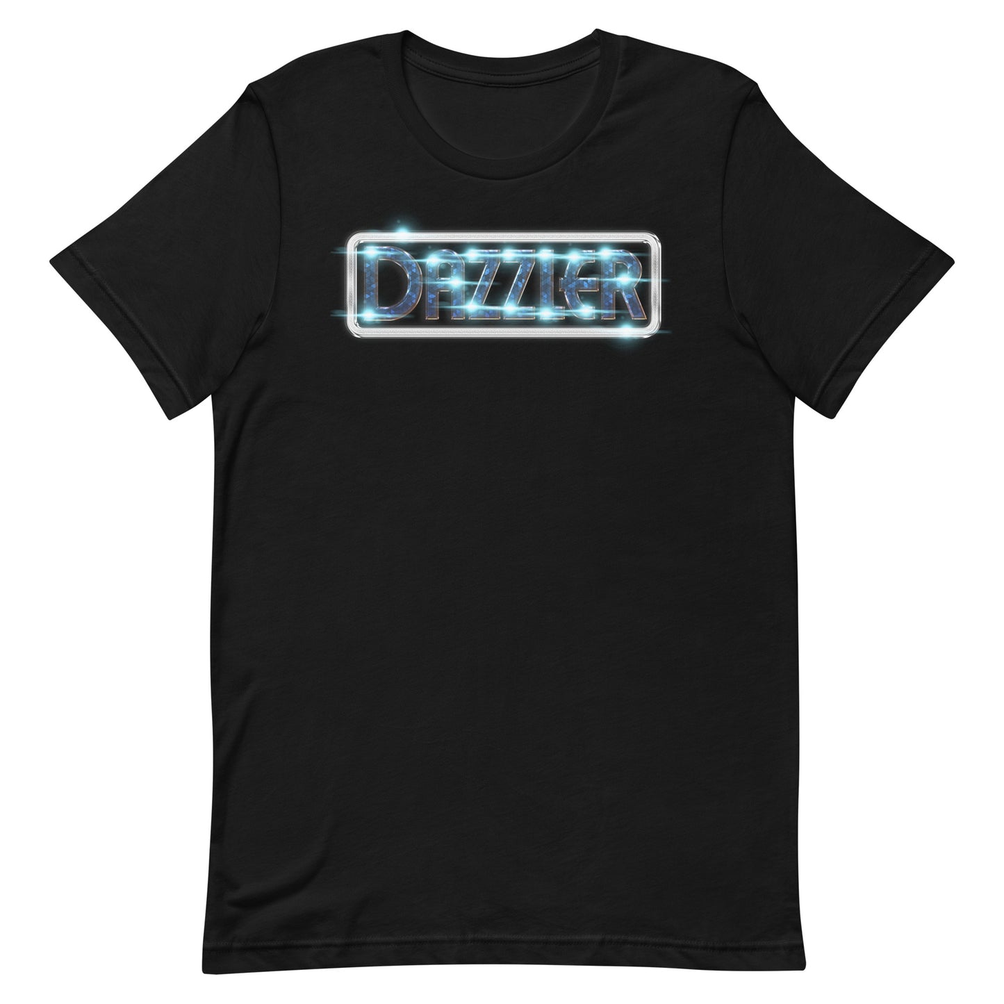 DAZZLER Modernized Disco Sparkle Logo Softstyle Unisex T-Shirt