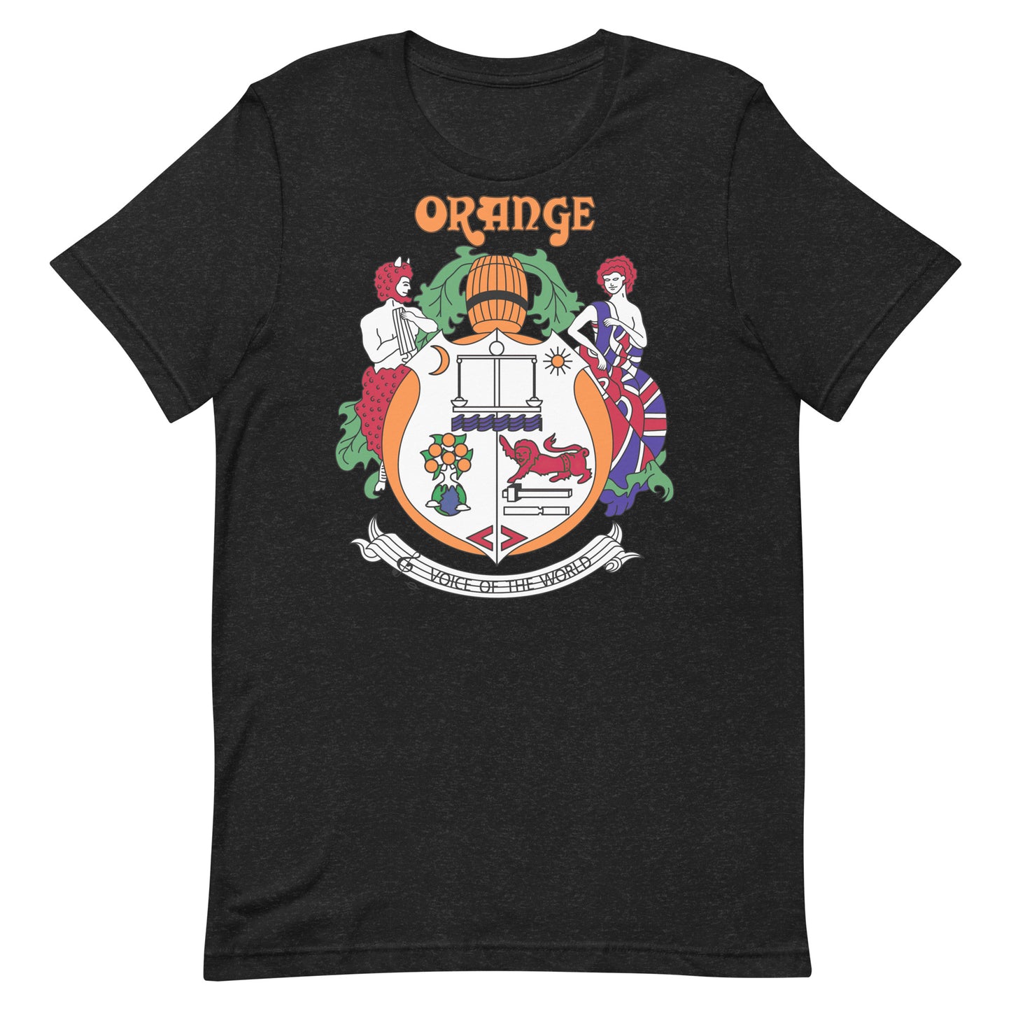 Orange Vintage Crest Softstyle Unisex Tee
