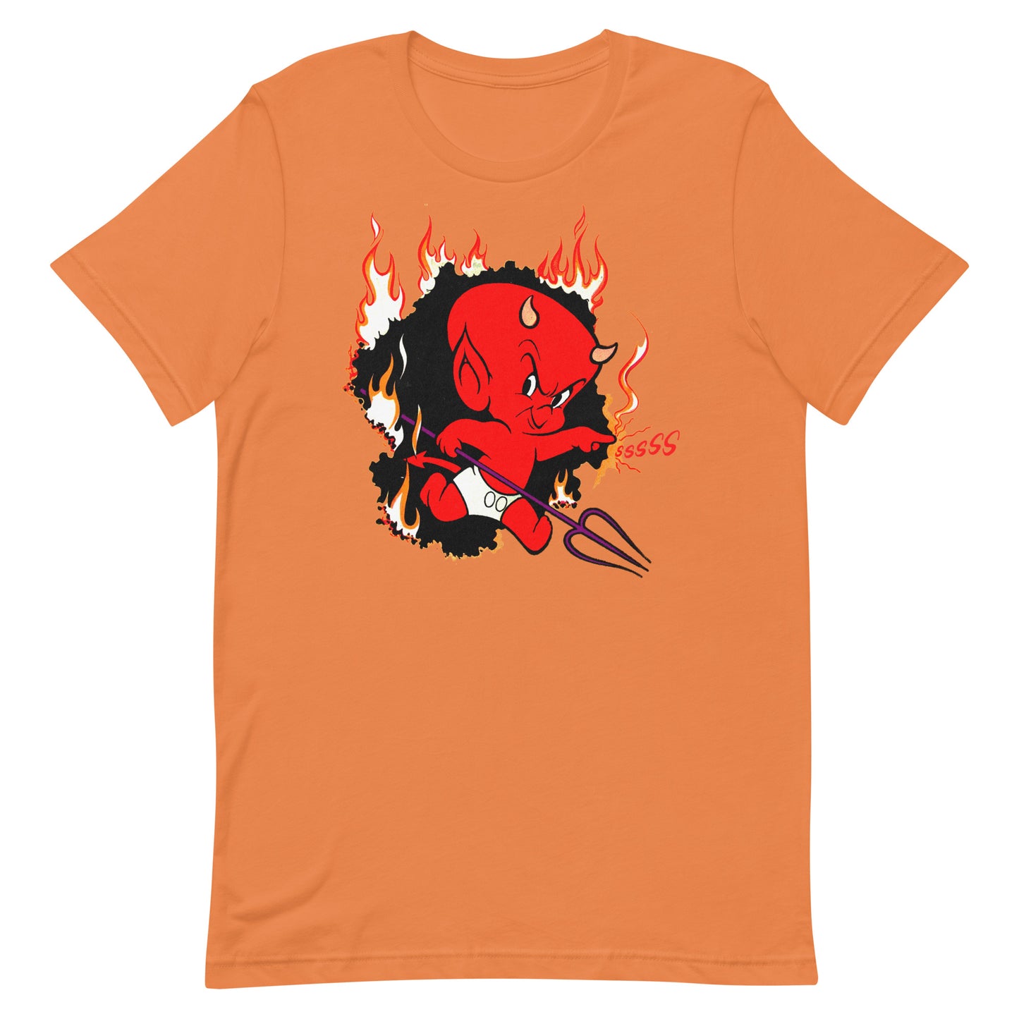 Little Devil Portal to Hell Chest Burst Vintage Softstyle Tee