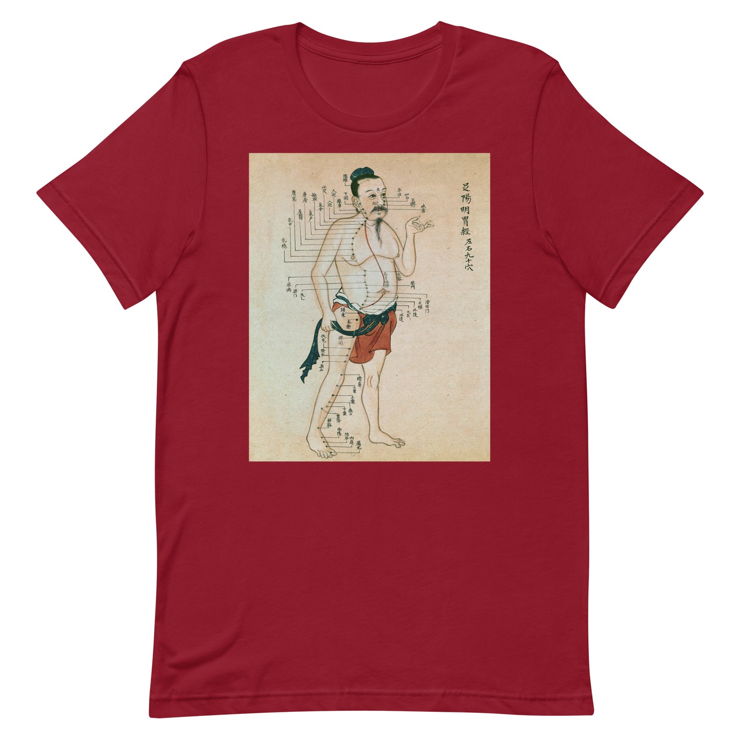 Dim-Mak Ancient Pressure Point Meridian Parchment Softstyle T-Shirt
