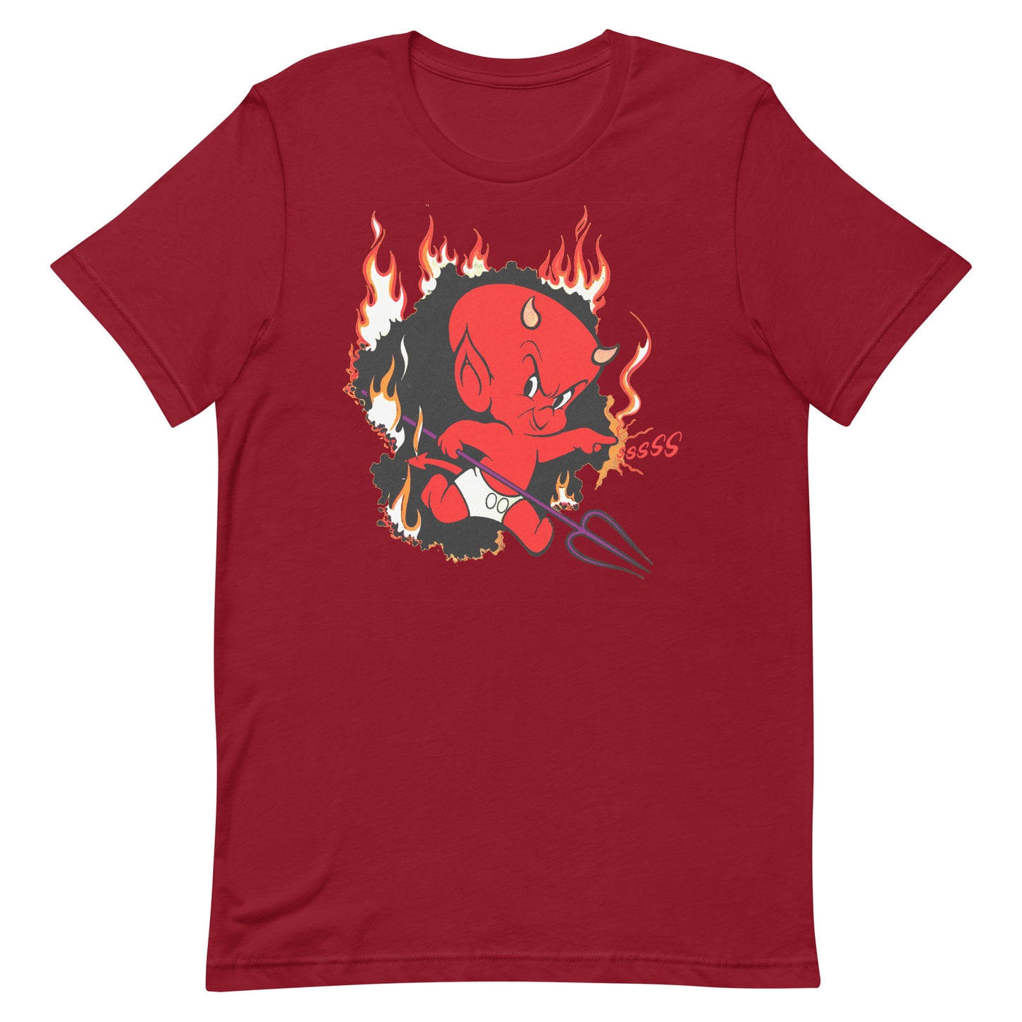Little Devil Portal to Hell Chest Burst Vintage Softstyle Tee